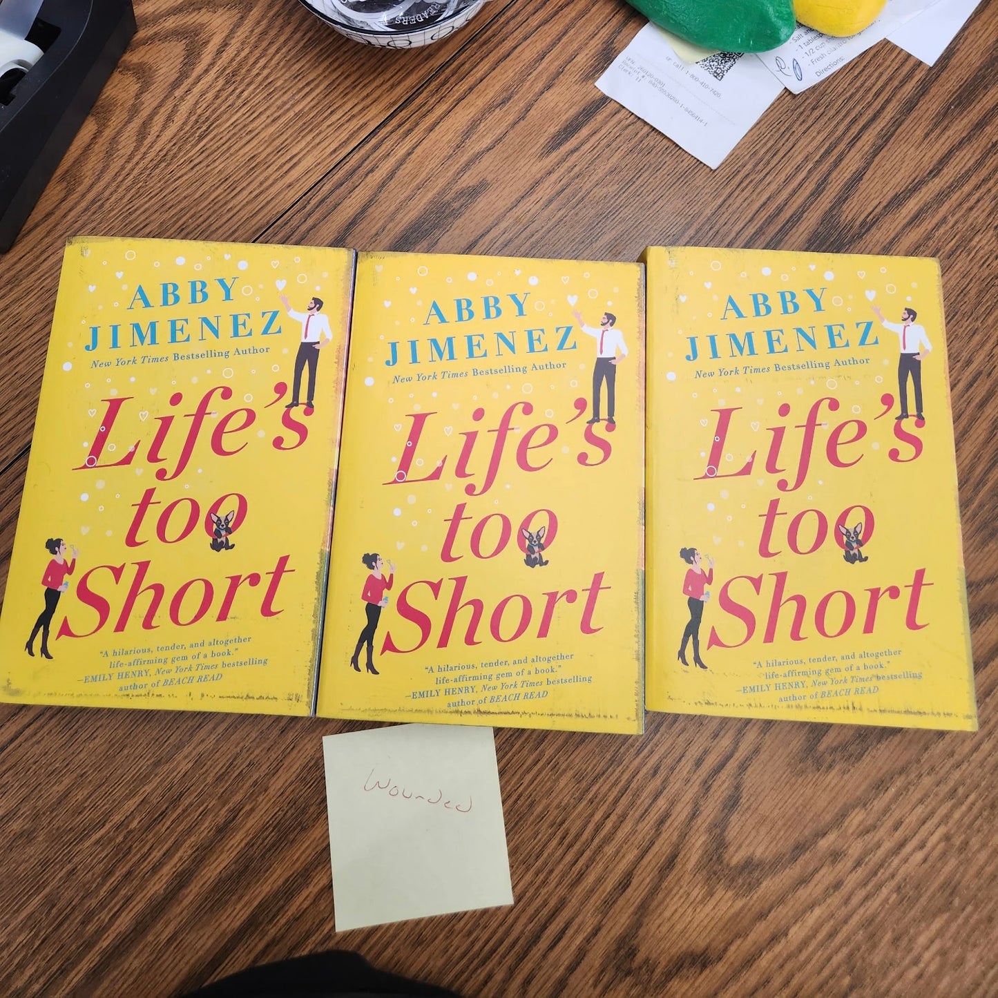 Abby Jimenez Life’s Too Short WOUNDED
