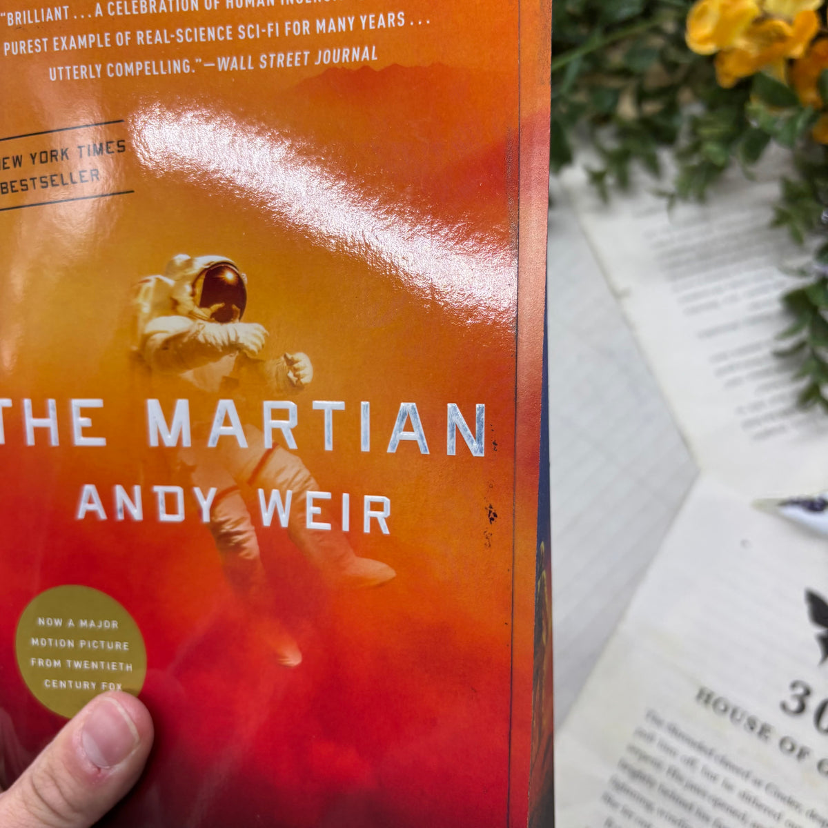 Andy Weir The Martian Paperback WOUNDED