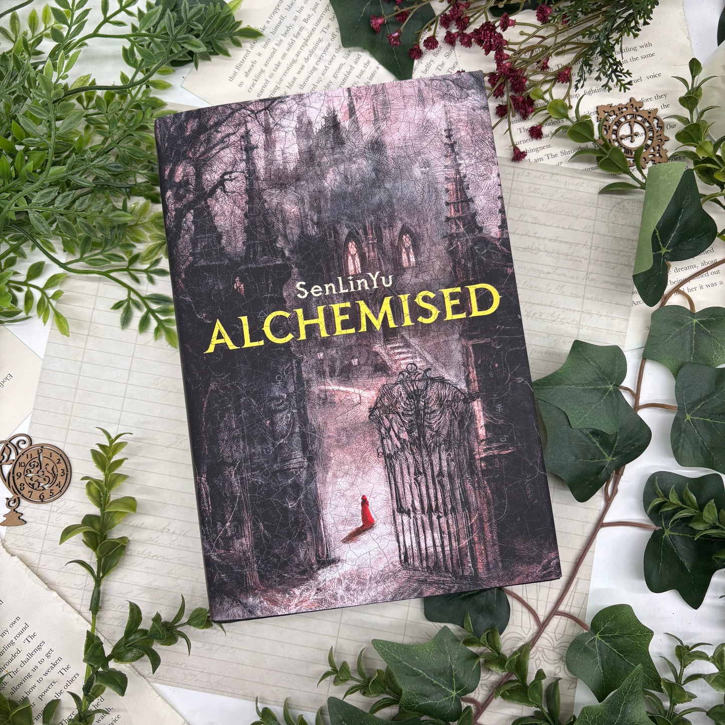 Custom sprayed edge books SenLiYu Alchemised hardcover collector’s edition