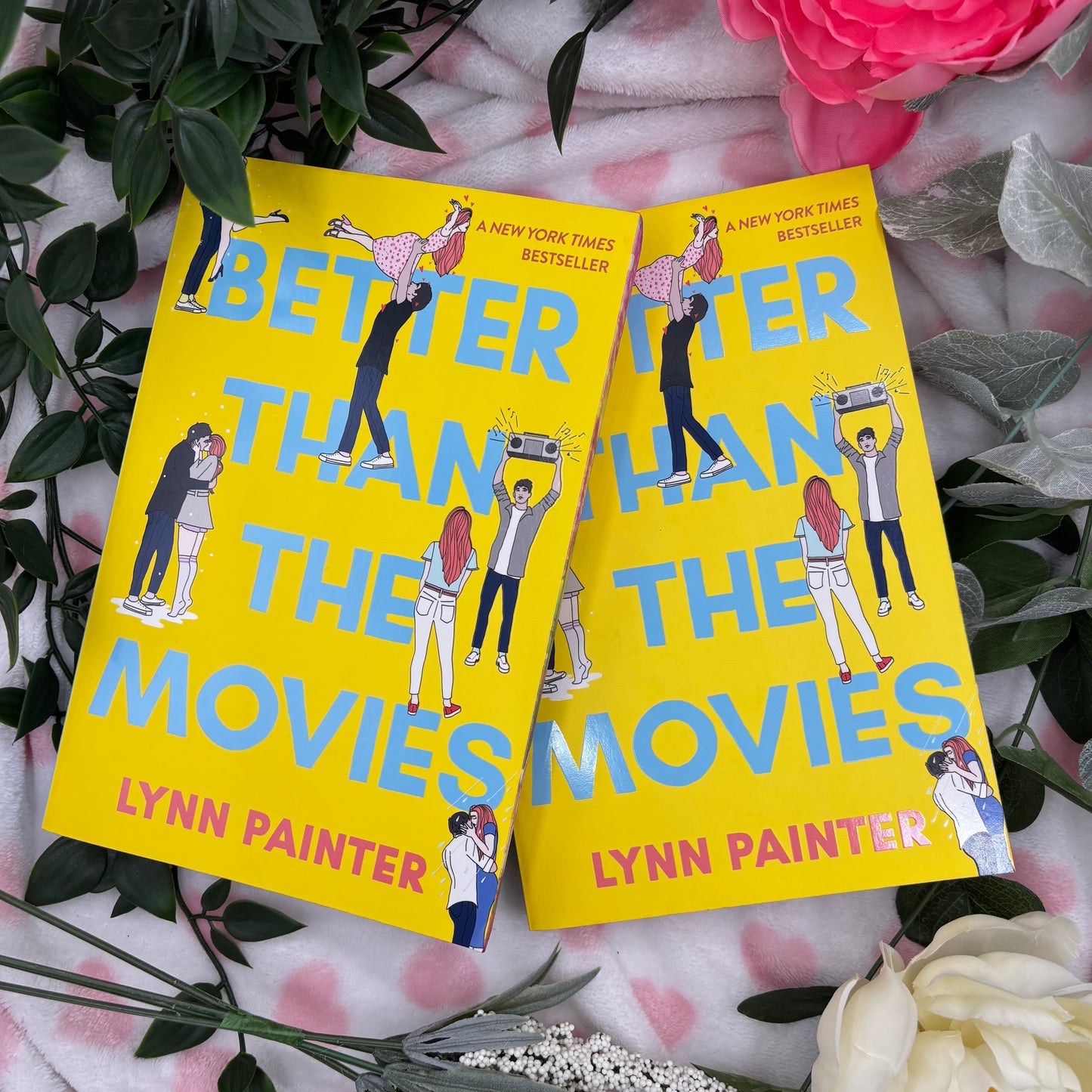 cover view of Better Than the Movies paperback showing custom sprayed edges special edition