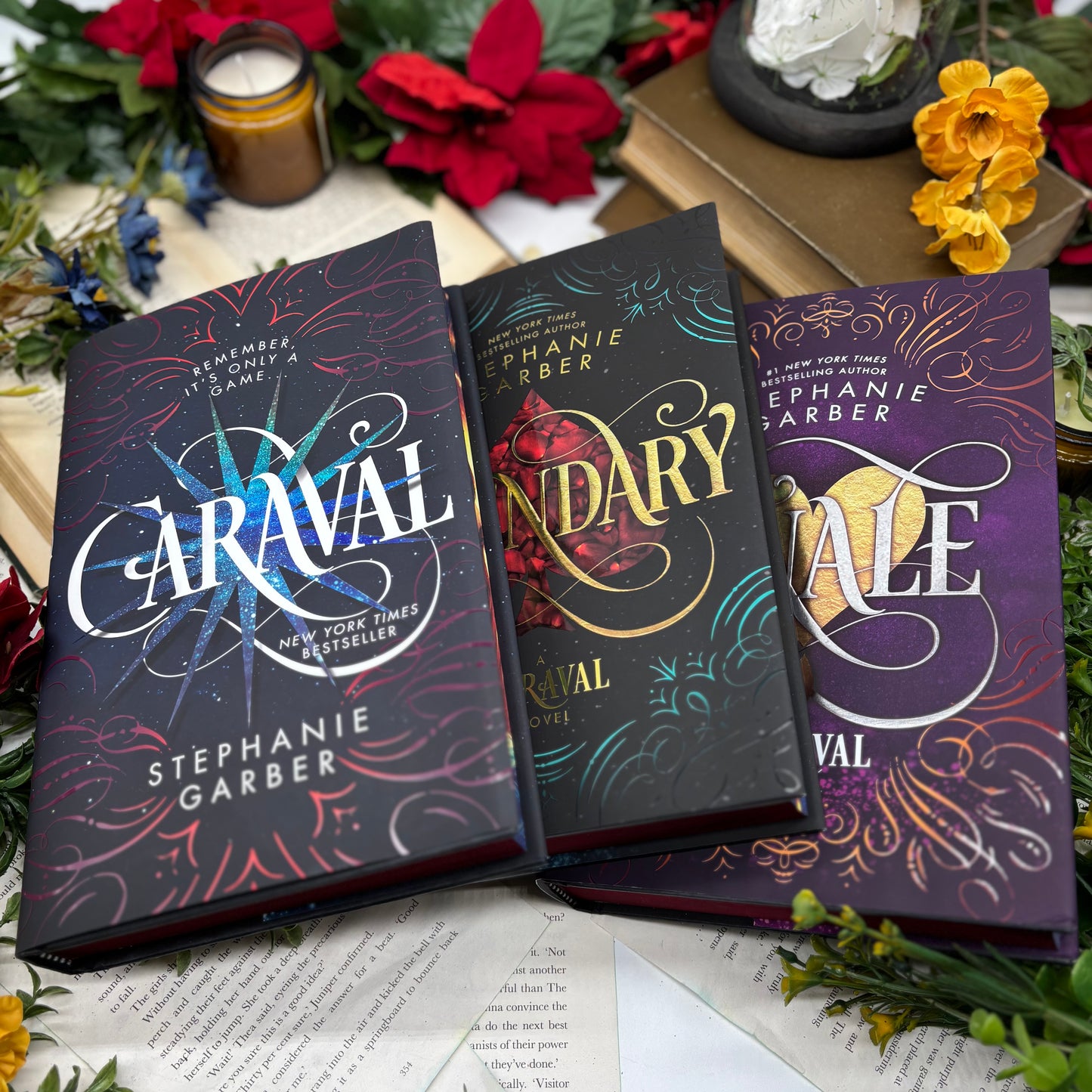 Caraval special edition front covers