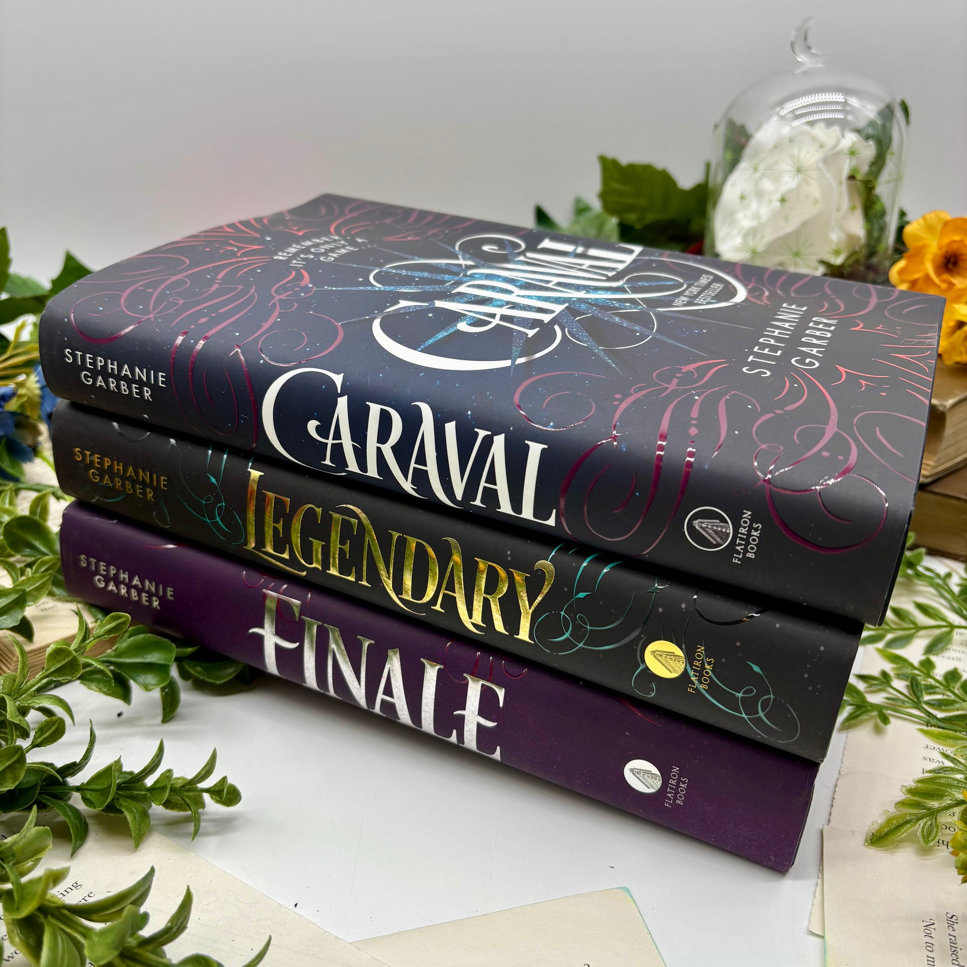 Caraval special edition spines