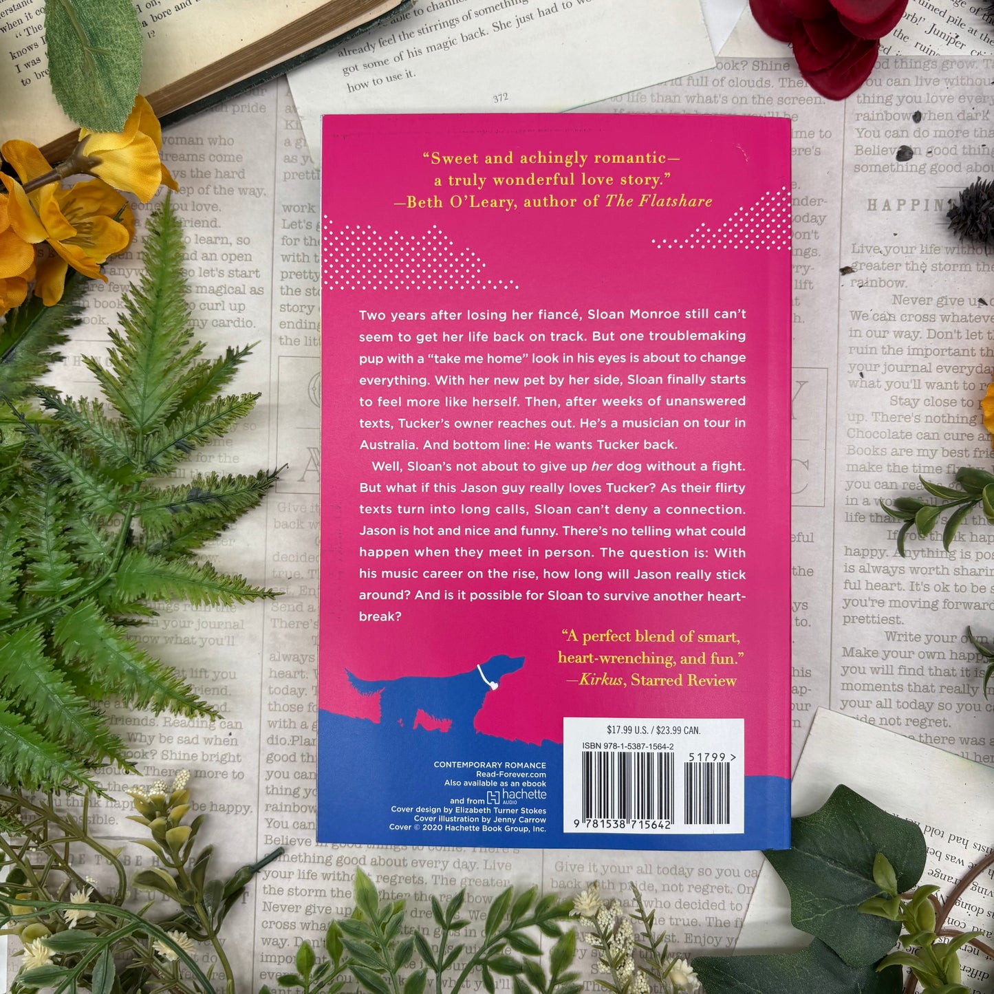back view of The Happy Ever After Playlist paperback