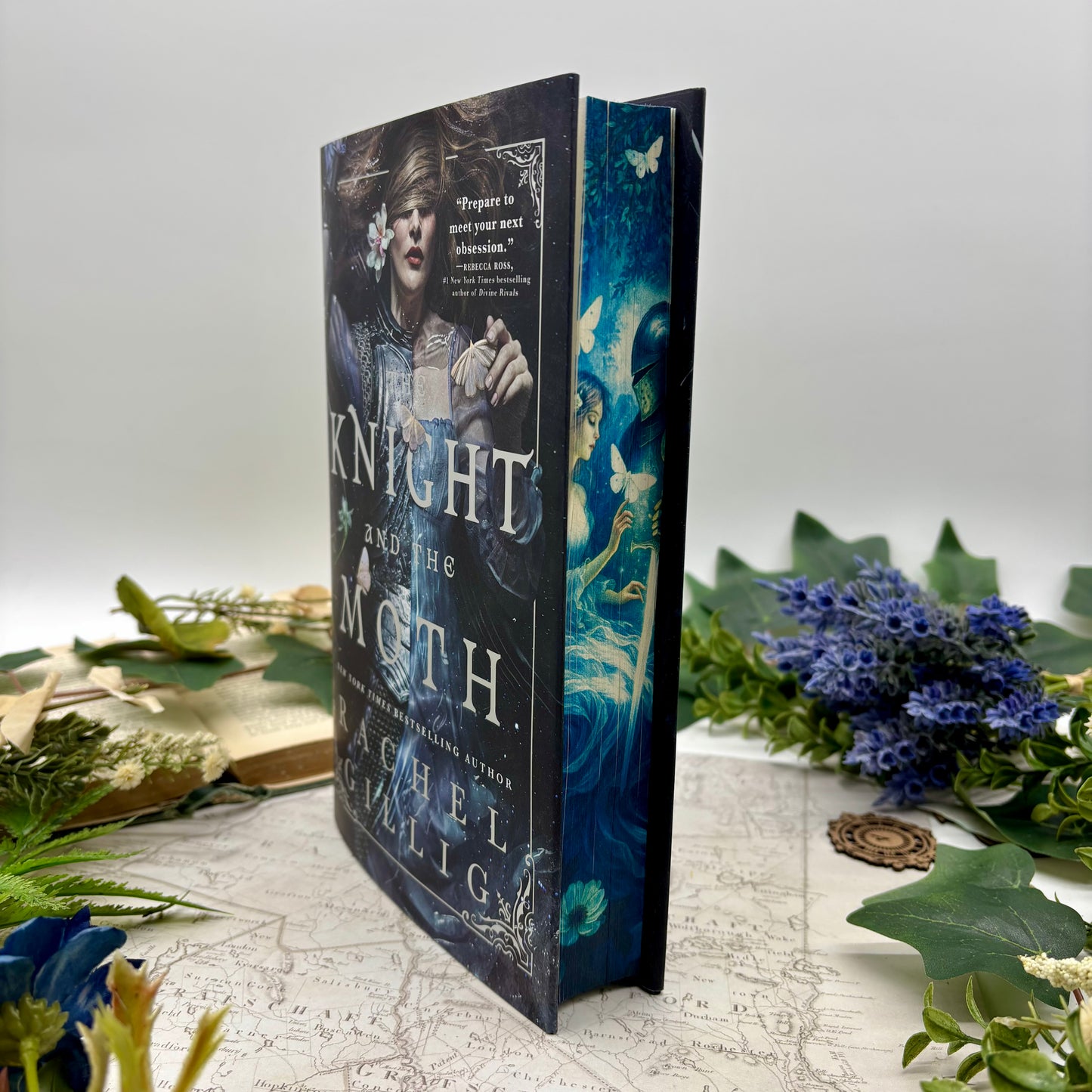 The Knight and the Moth special edition hardcover with printed edges