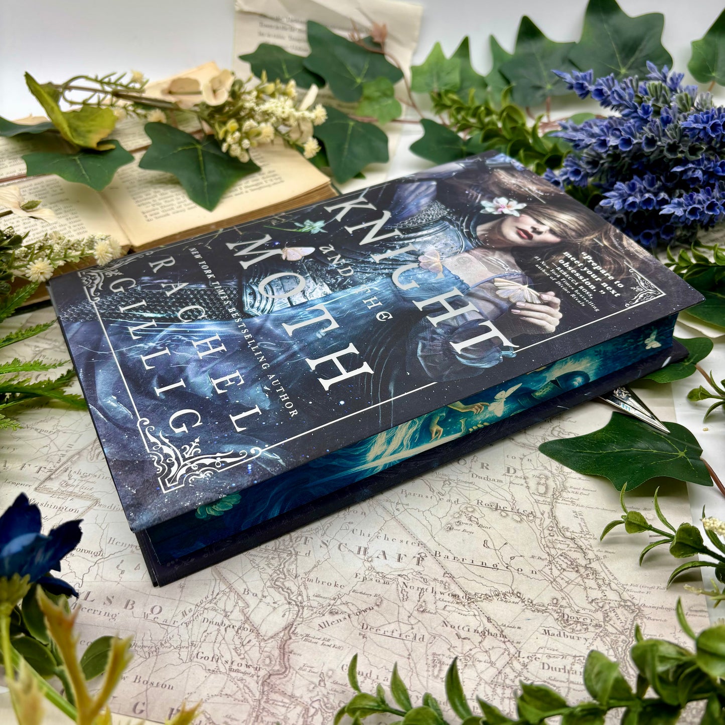 The Knight and the Moth special edition hardcover with printed edges