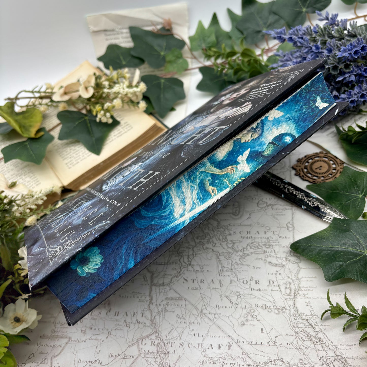 The Knight and the Moth special edition hardcover with printed edges