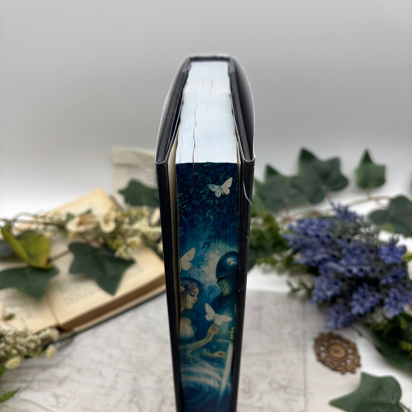 The Knight and the Moth special edition hardcover with printed edges