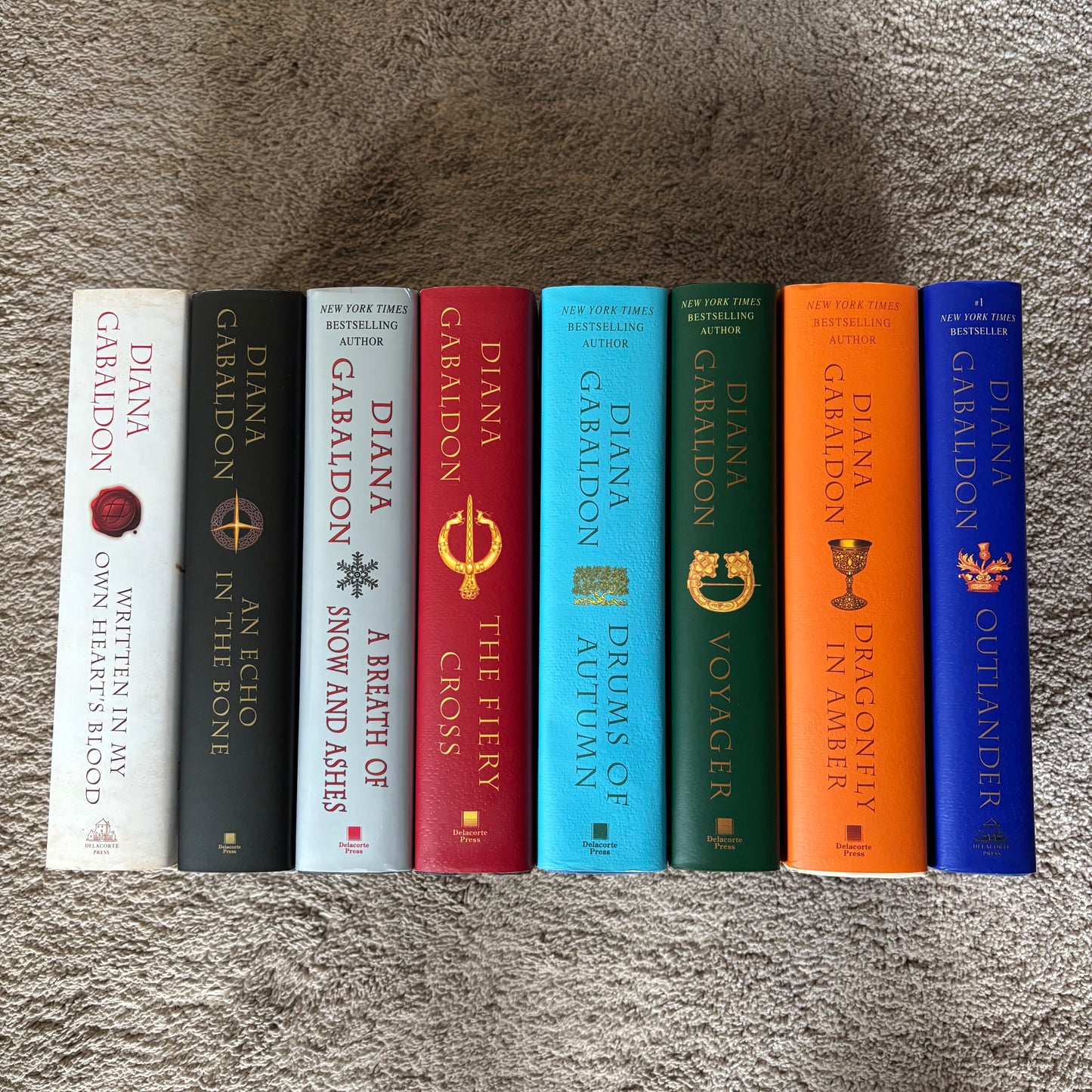 spines of outlander booklet