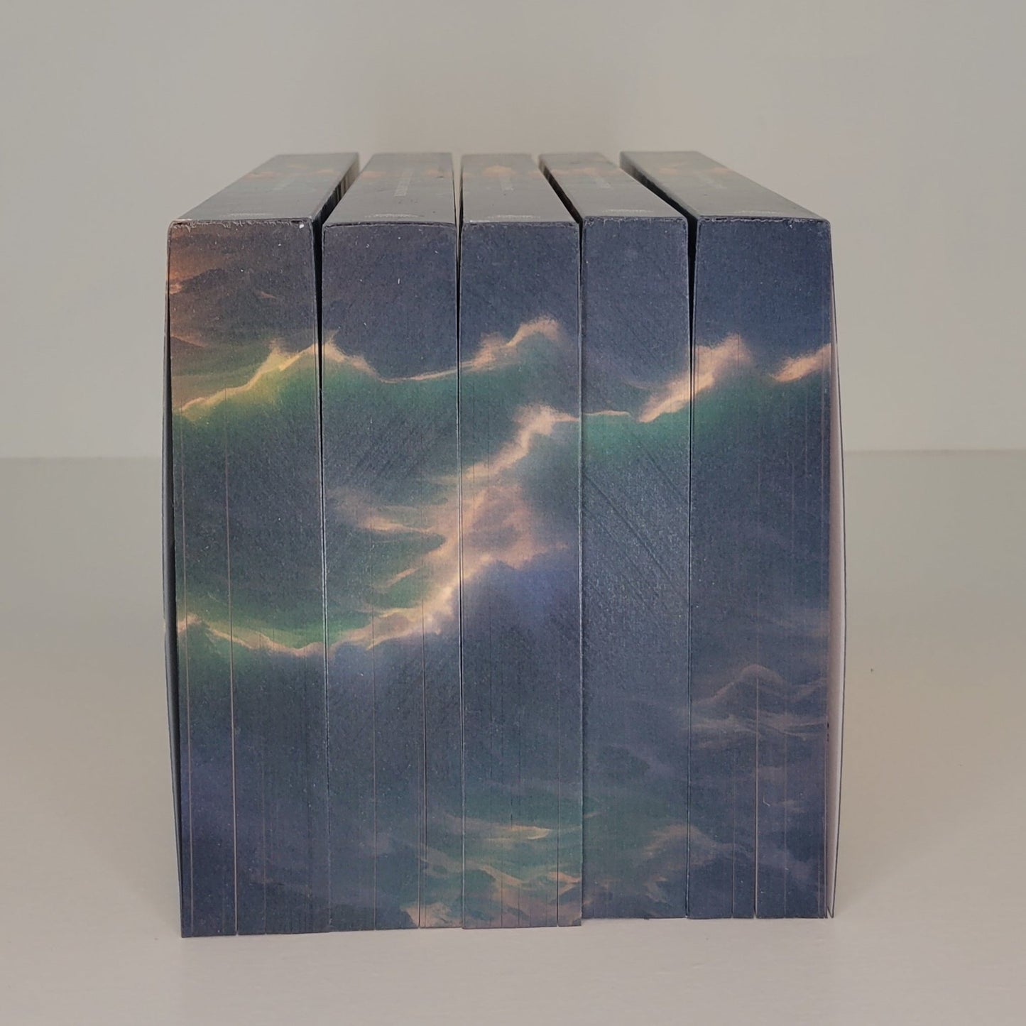 Percy Jackson special edition paperback box set with printed edges by Rick Riordan bottom
