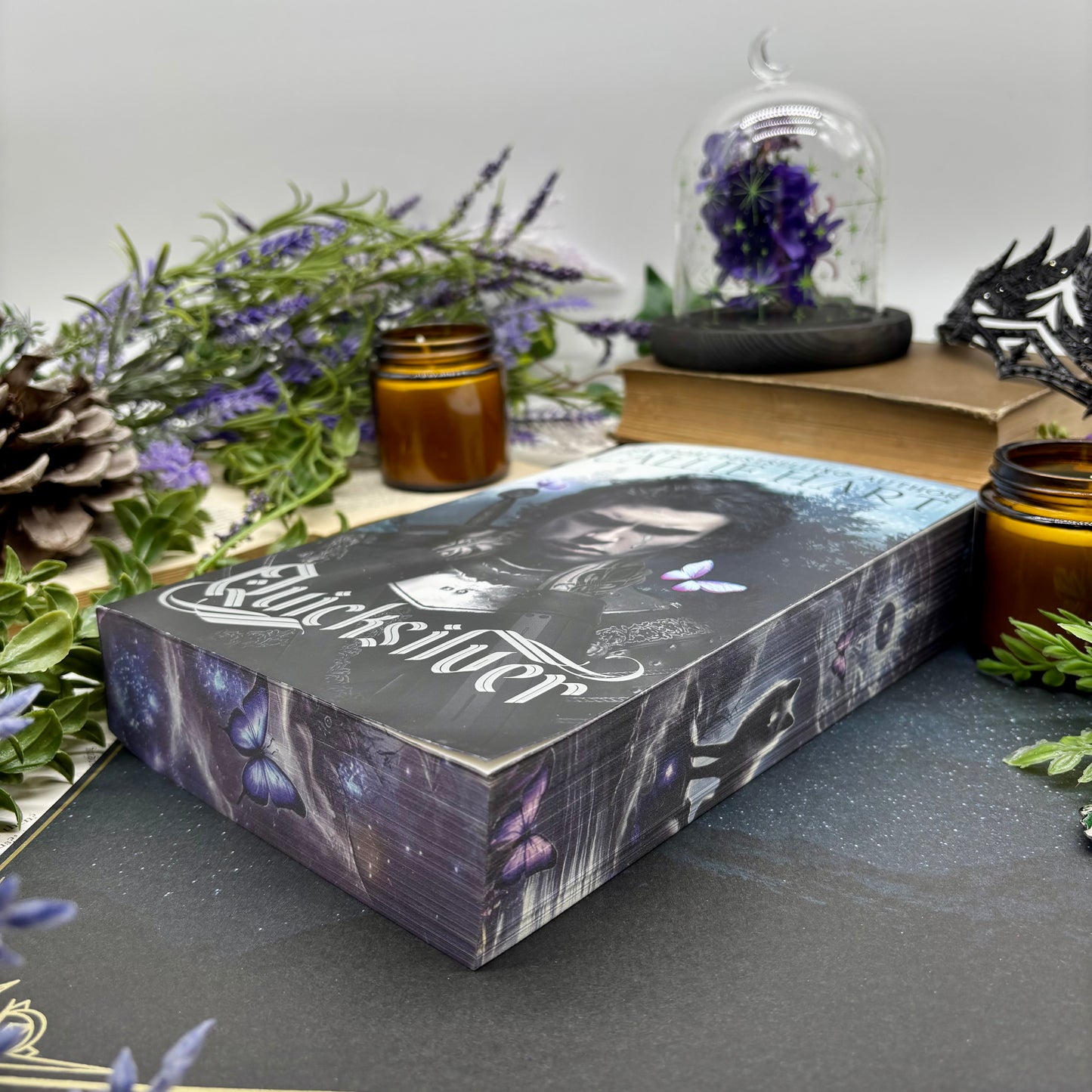 Quicksilver special edition paperback by Callie Hart with printed edges