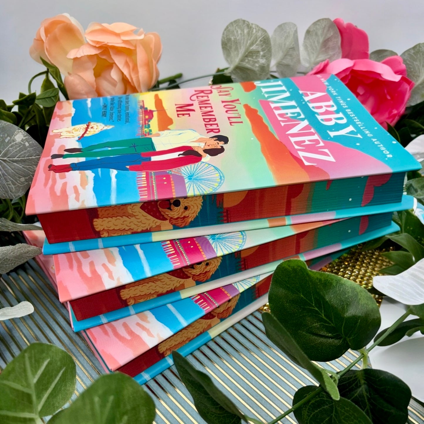 Say You’ll Remember Me by Abby Jimenez special edition hardcover with printed edges