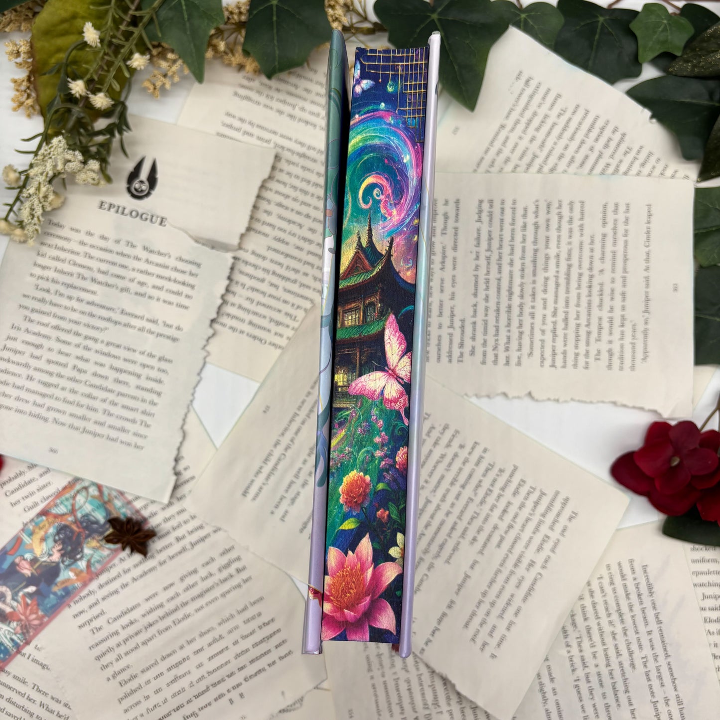 Special edition hardcove Song of the Six Realms by Judy I Lin with custom edges