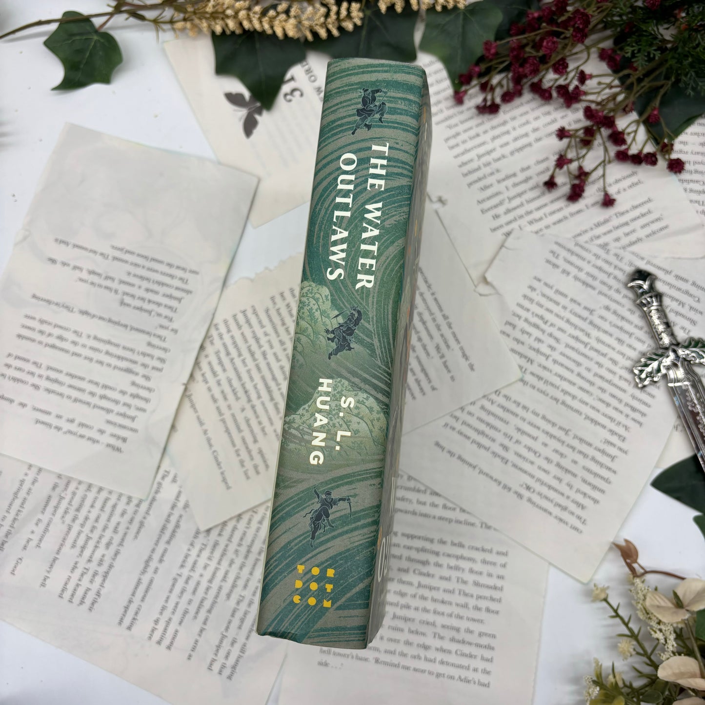 The Water Outlaws by S.L. Huang special edition hardcover with custom edges