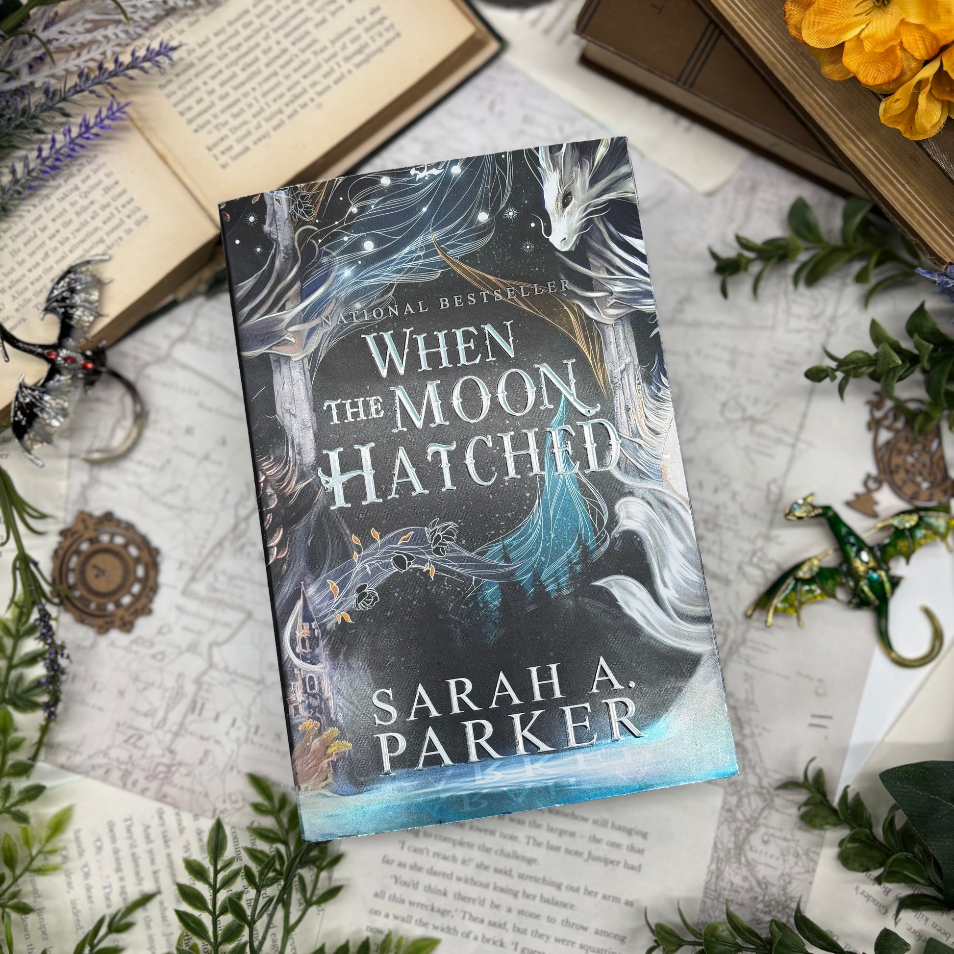 Cover of When the Moon Hatched special edition paperback with custom edges