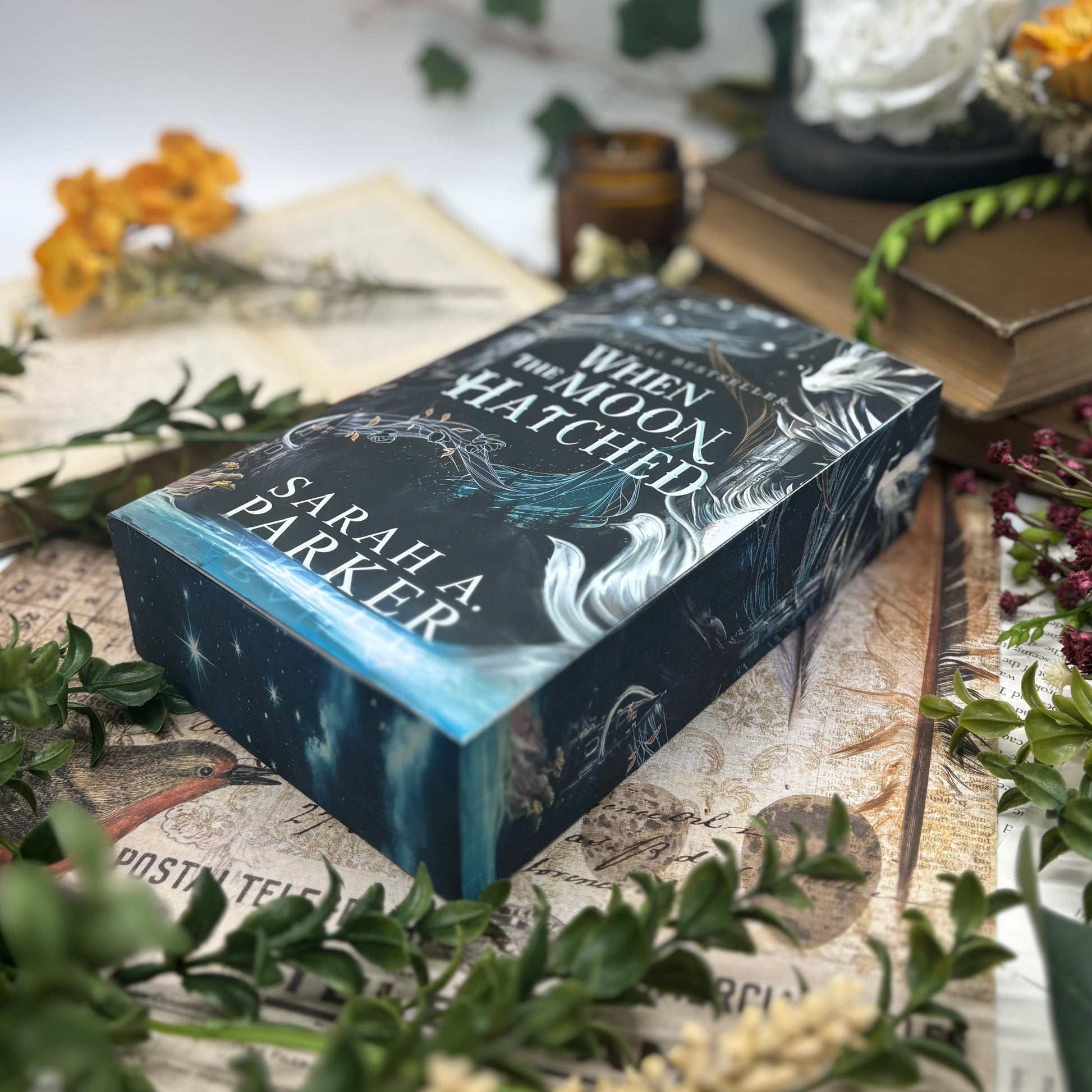 When the Moon Hatched special edition paperback with custom edges