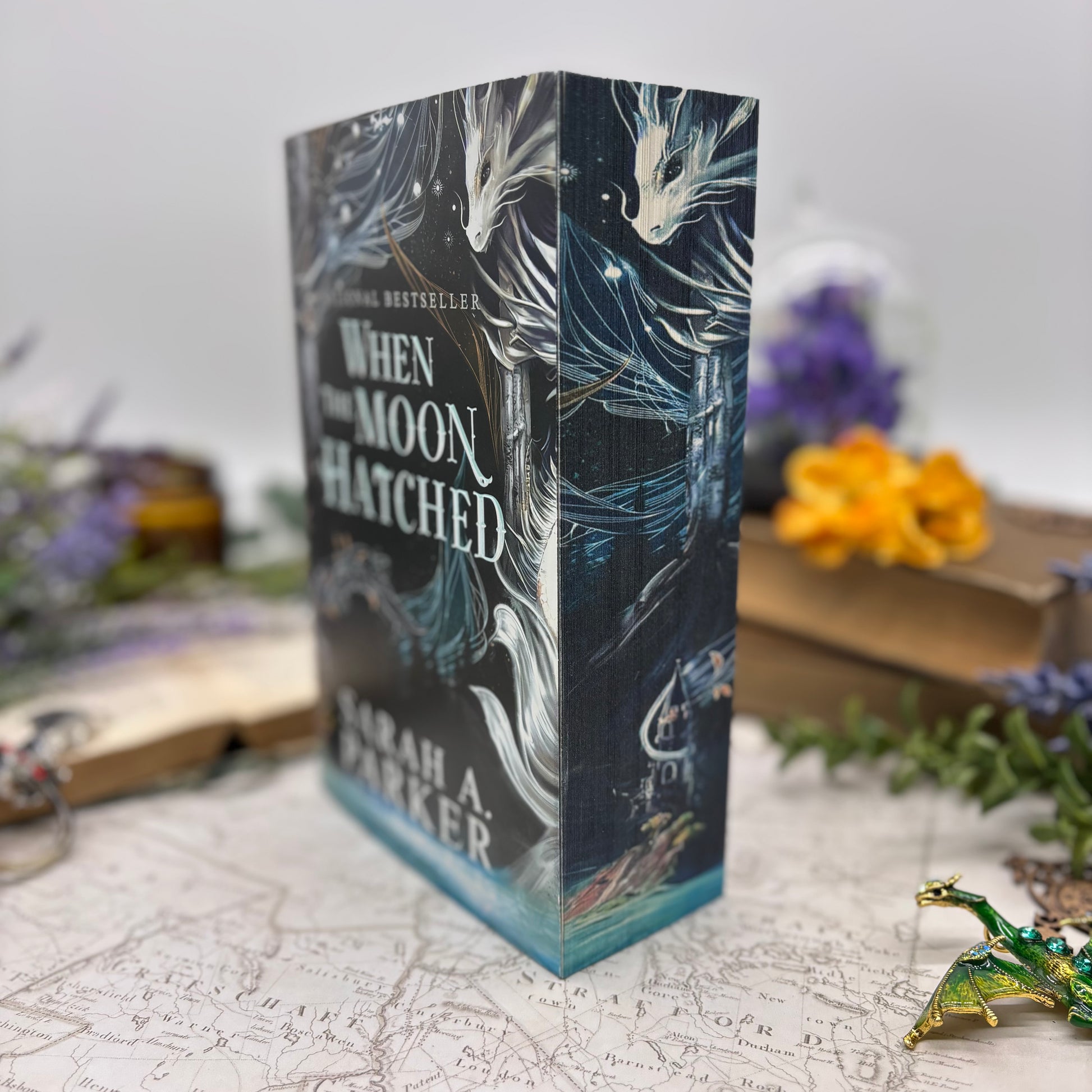 When the Moon Hatched special edition paperback with custom edges