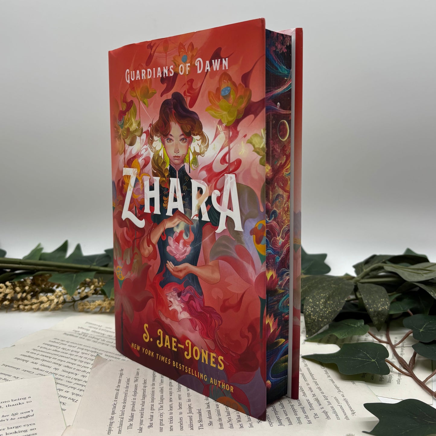 Zhara hardcover special edition book with custom edges