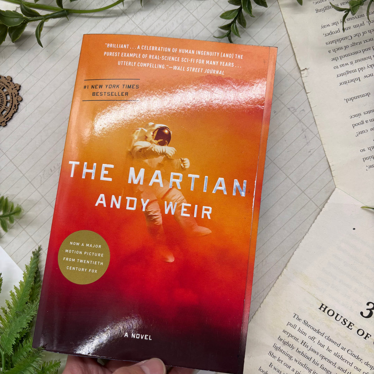 Andy Weir The Martian Paperback WOUNDED