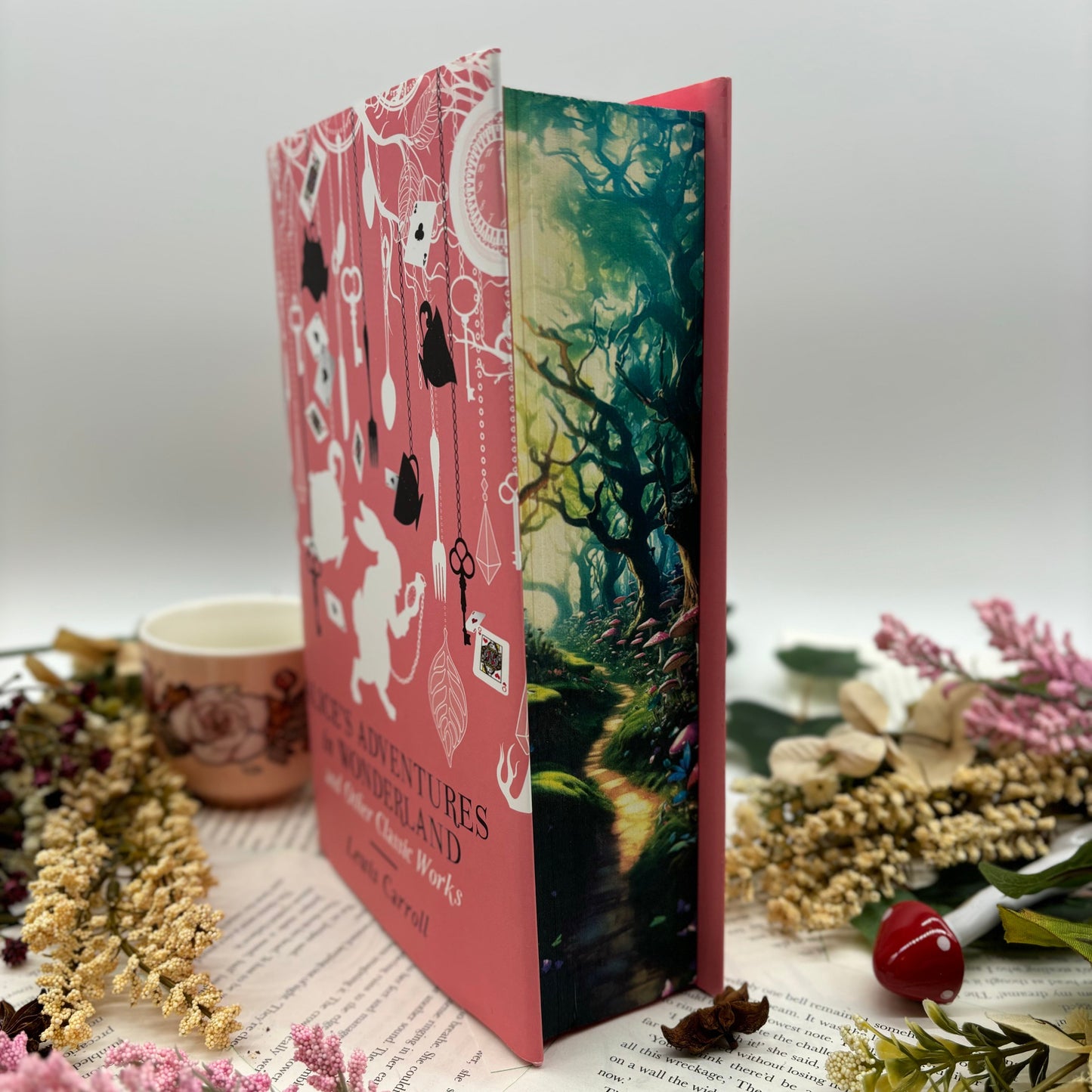 Special edition Alice's Adventures in Wonderland hardcover with custom printed edges