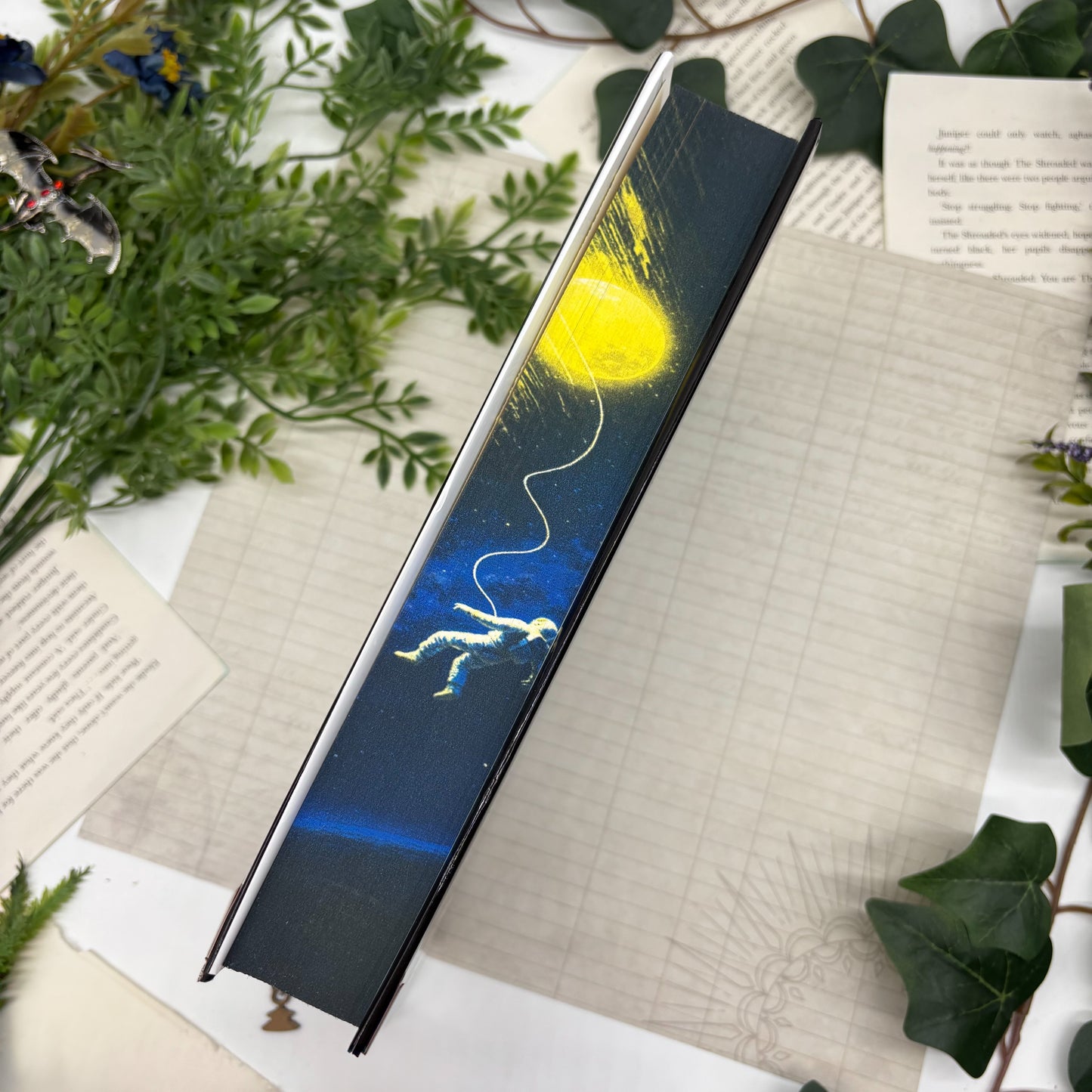 Handmade edition of Project Hail Mary with unique edge design and premium hardcover finish