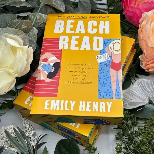 Beach Read by Emily Henry special edition paperback with custom designed edges front view