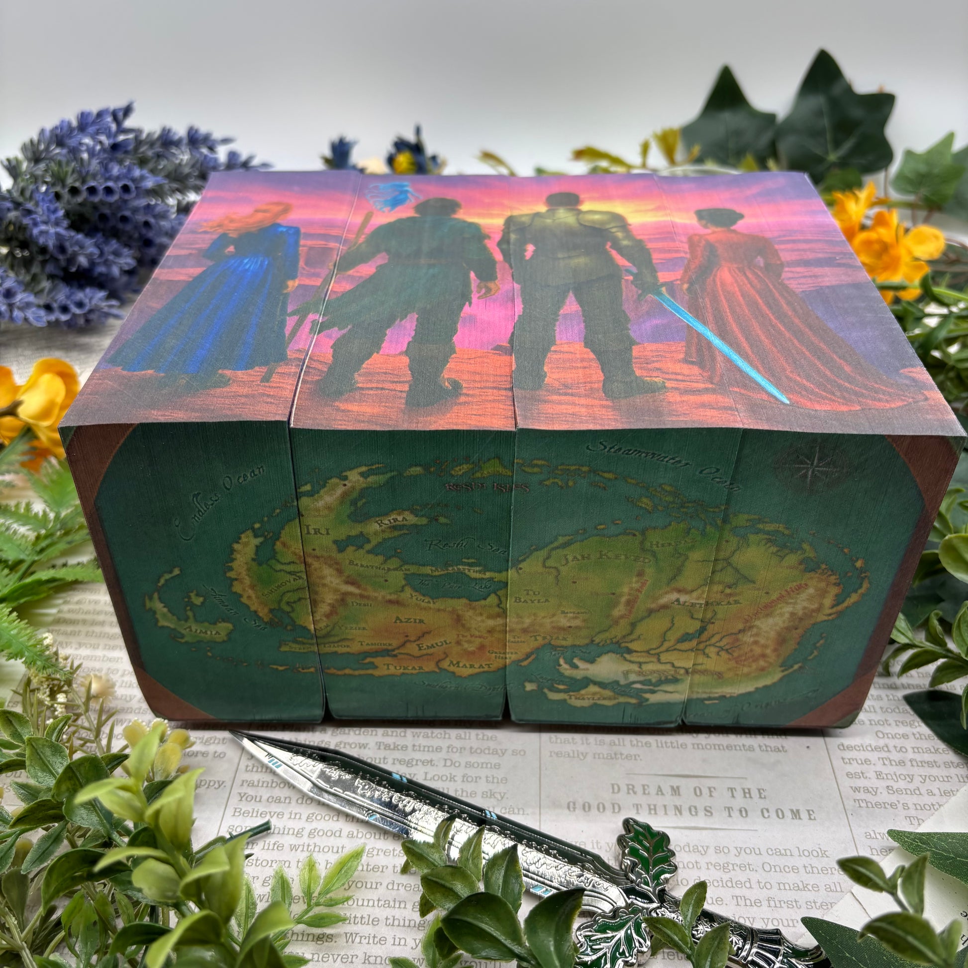 Stormlight Archive special edition paperback books with custom printed edges