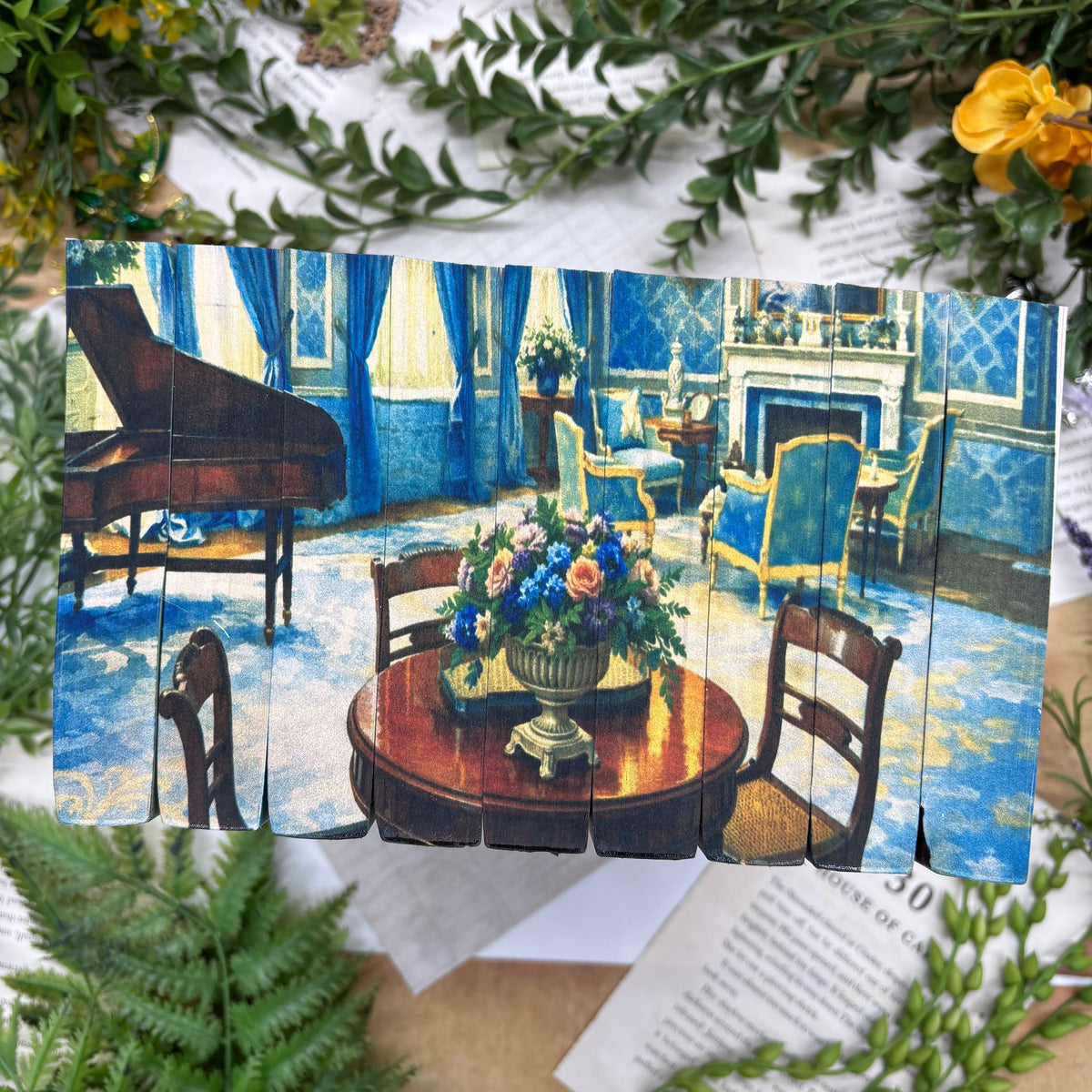 Bridgerton nine-book paperback collection by Julia Quinn with custom designed edges bottoms