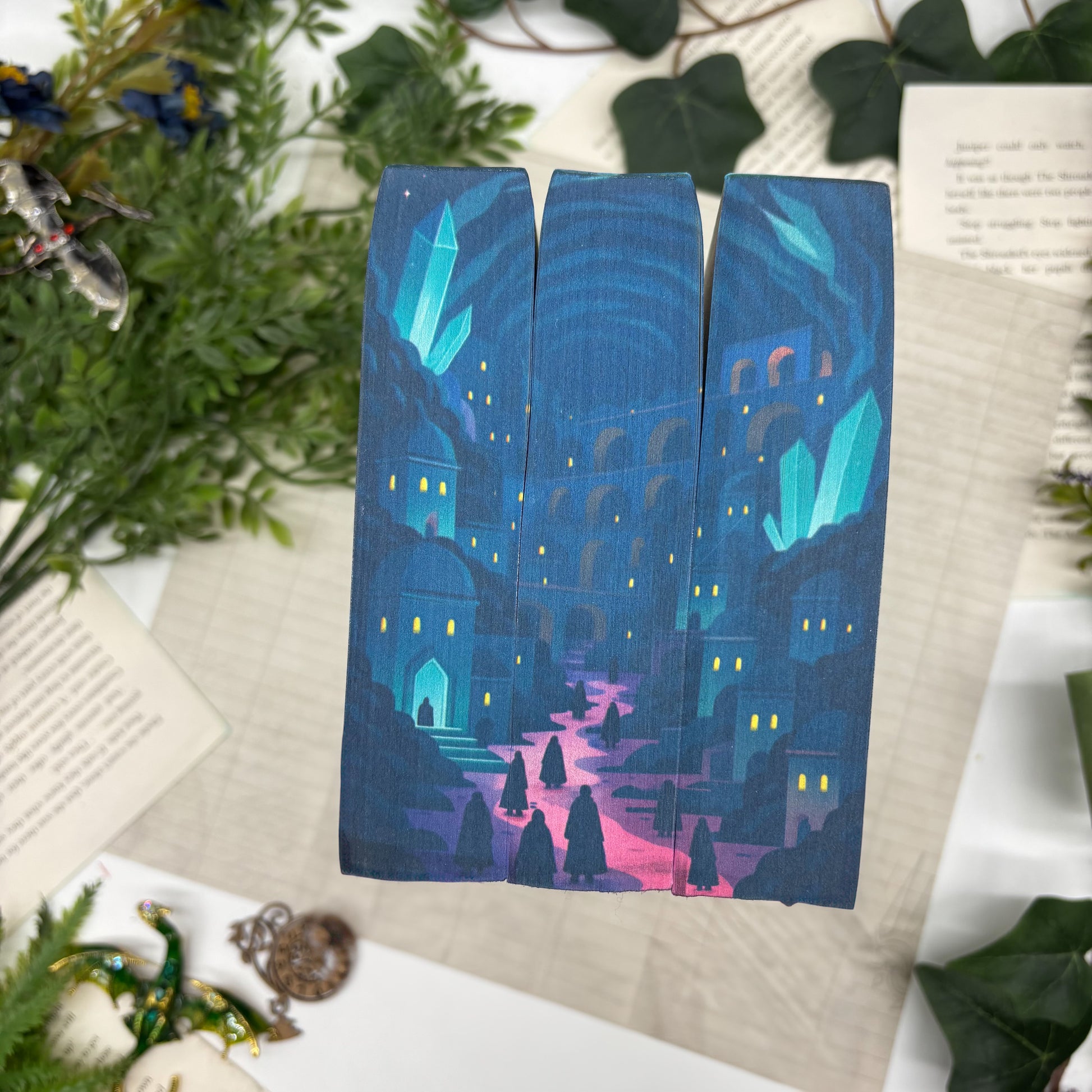 The Broken Earth Trilogy special edition paperback book set with custom designed edges