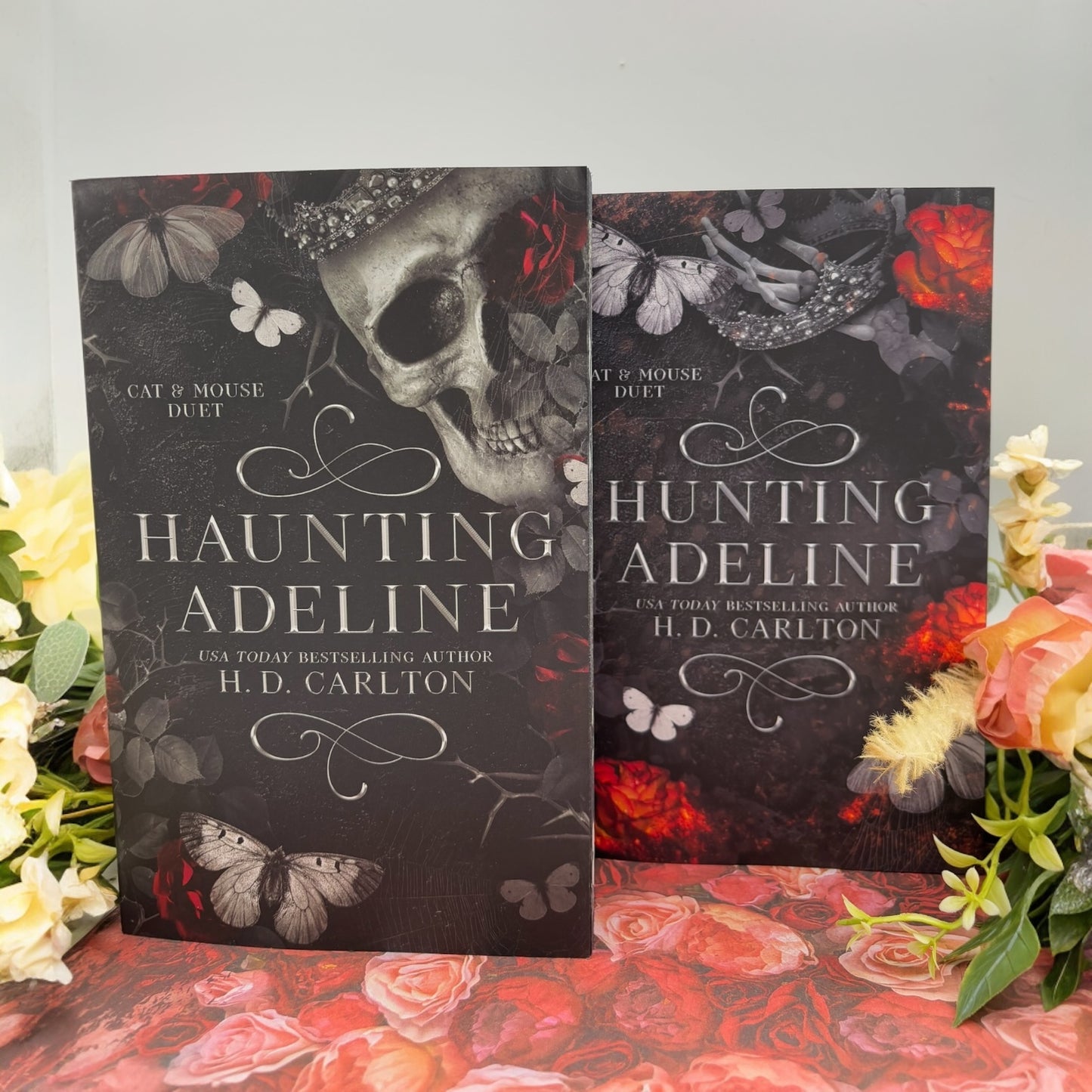 Haunting Adeline and Hunting Adeline covers