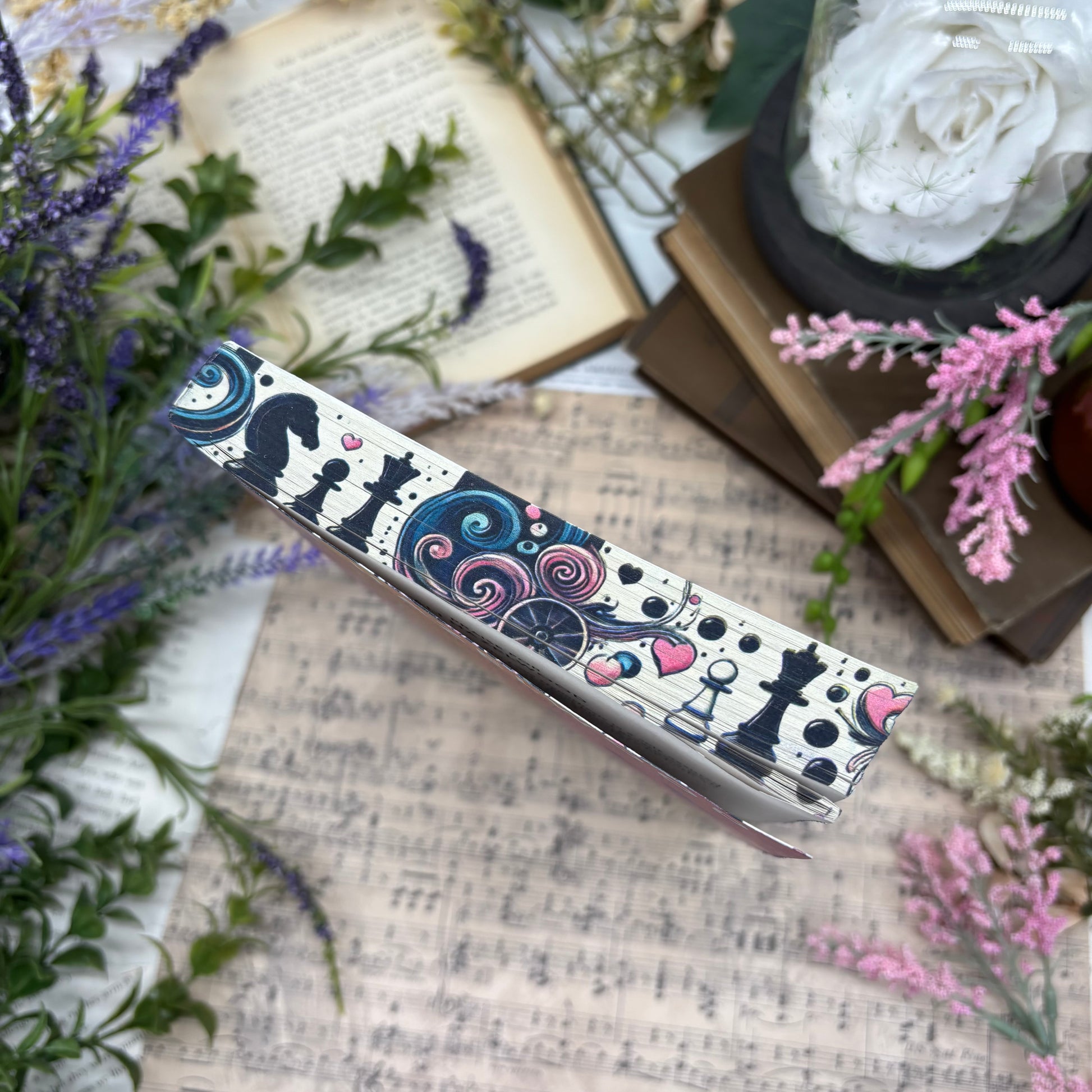 Checkmate special edition paperback box set with stenciled edges by Ali Hazelwood top