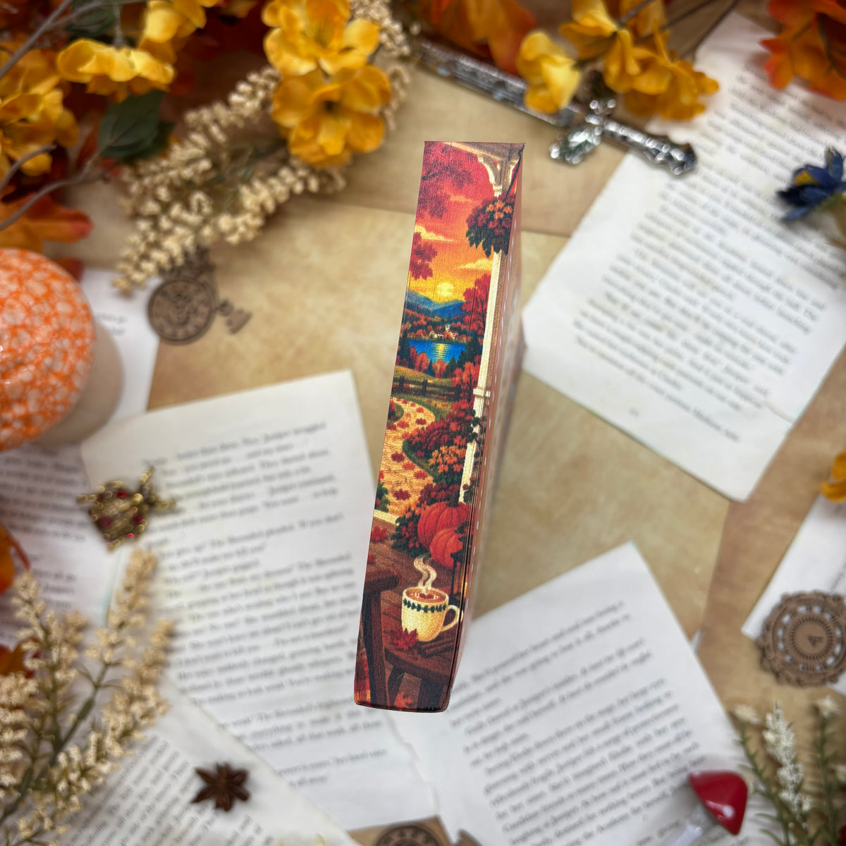 The Cinnamon Spice Inn by Harper Graham special edition paperback with custom designed edges top