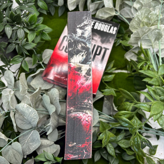 Corrupt by Penelope Douglas special edition paperback with custom designed edges middle