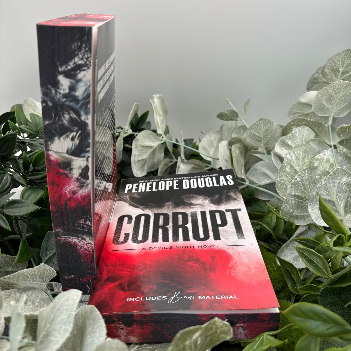 Corrupt by Penelope Douglas special edition paperback with custom designed edges
