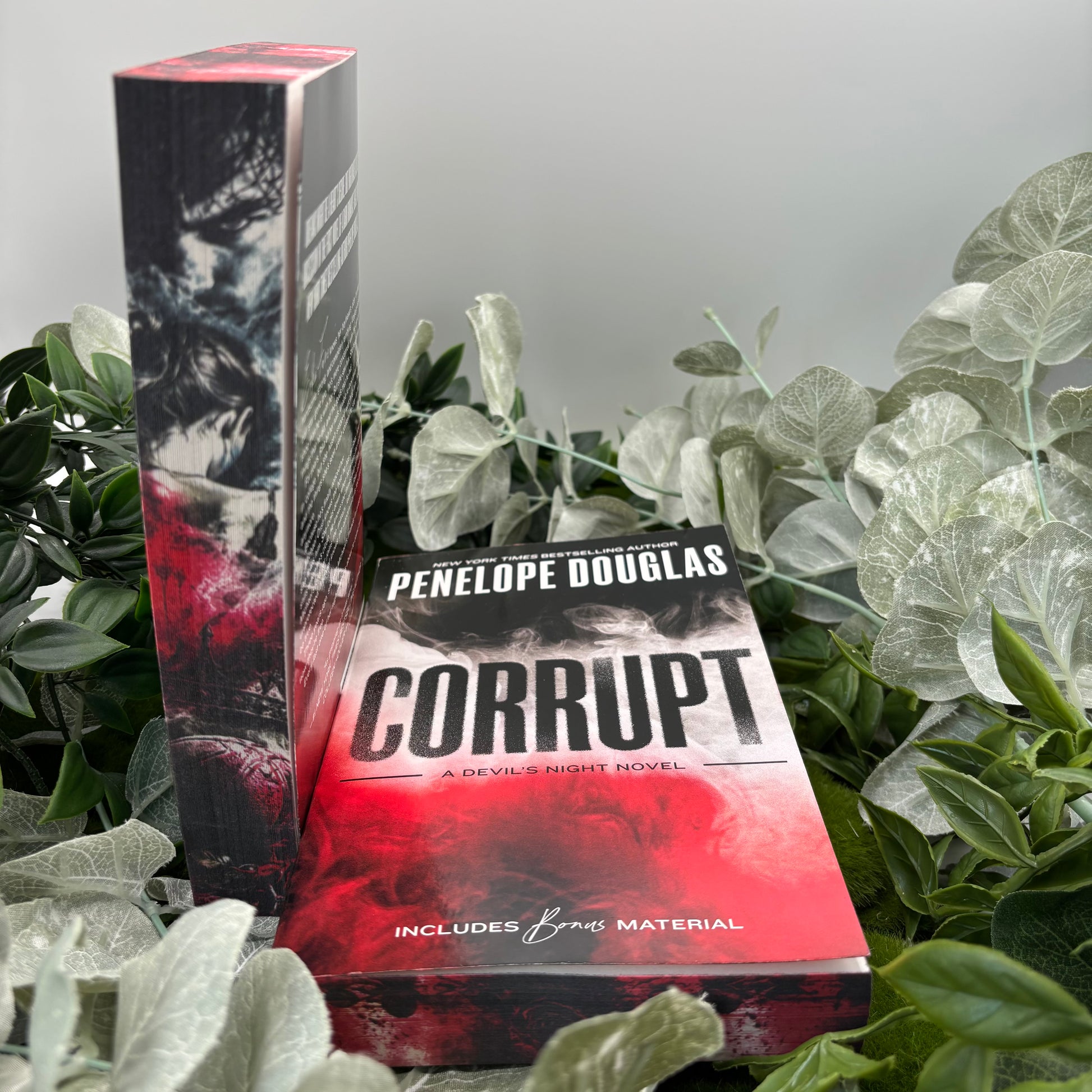 Corrupt by Penelope Douglas special edition paperback with custom designed edges