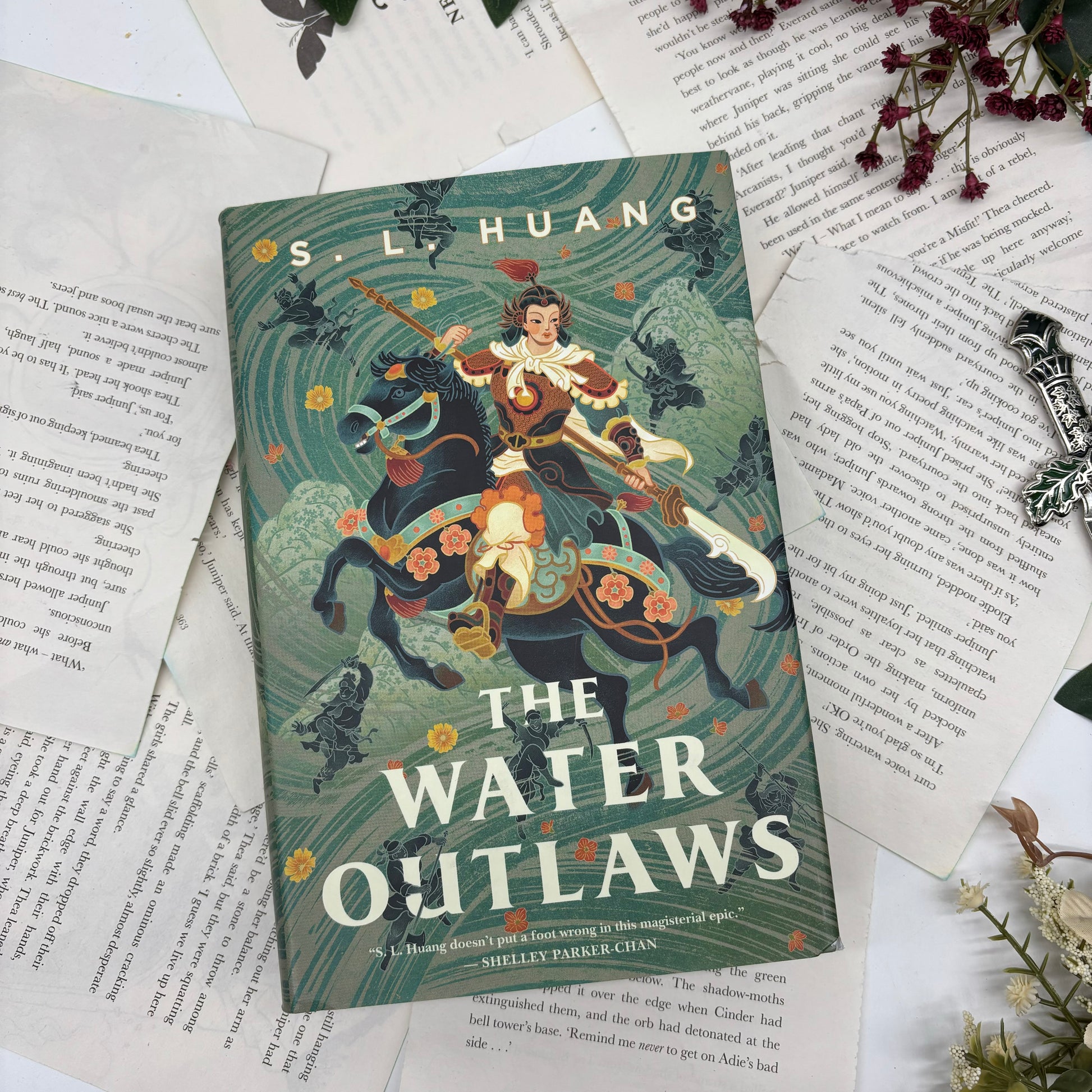 The Water Outlaws by S.L. Huang special edition hardcover with custom edges