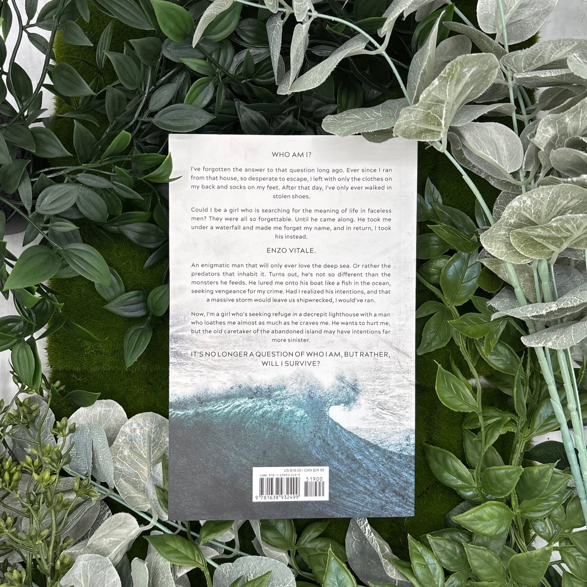 Does It Hurt by H D Carlton special edition paperback with custom designed edges back view