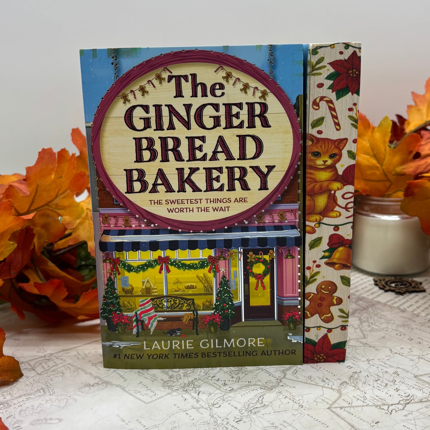 Dream Harbor series by Laurie Gilmore special edition paperback set with custom edges The Ginger Bread Bakery