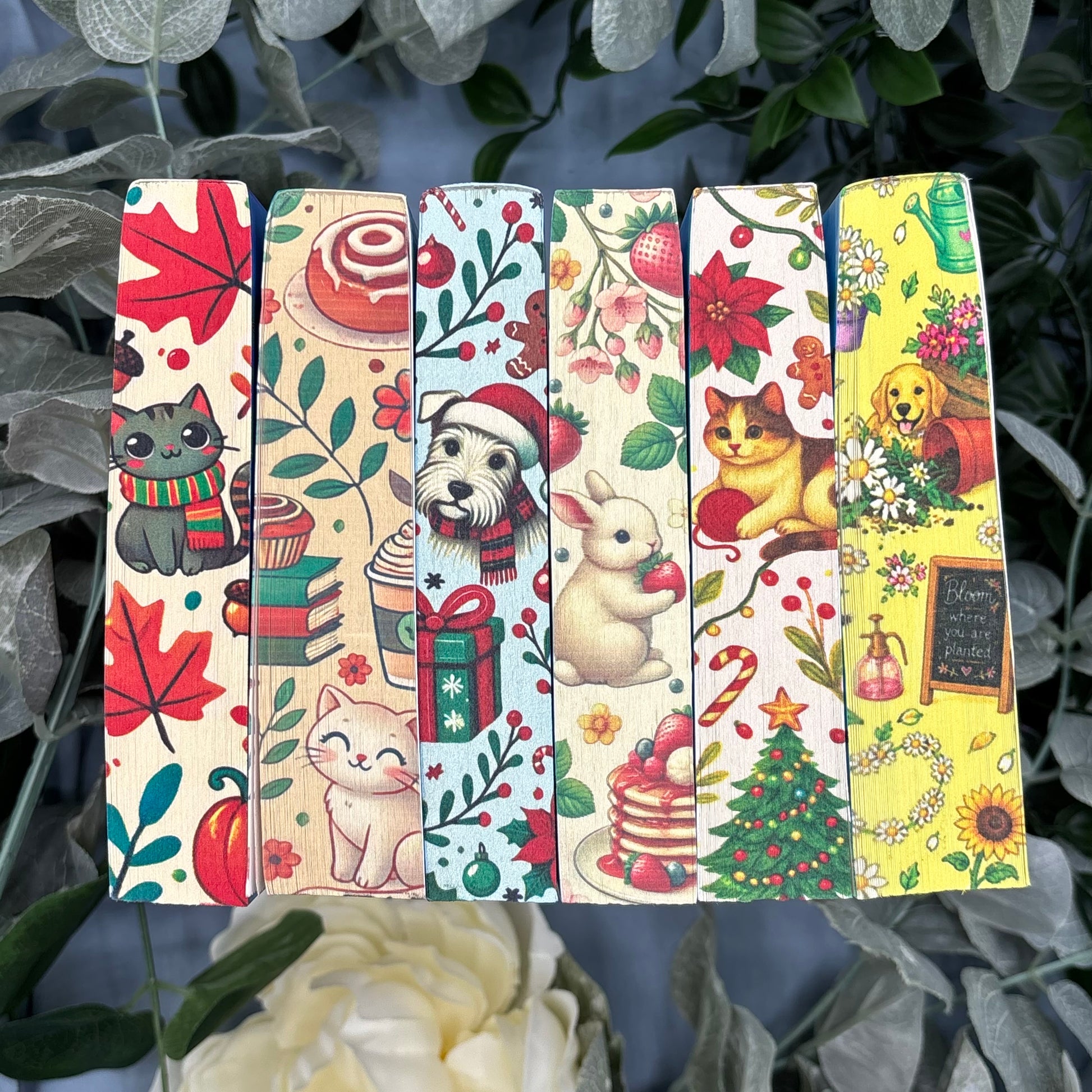 Dream Harbor series by Laurie Gilmore special edition paperback set with custom edges top view