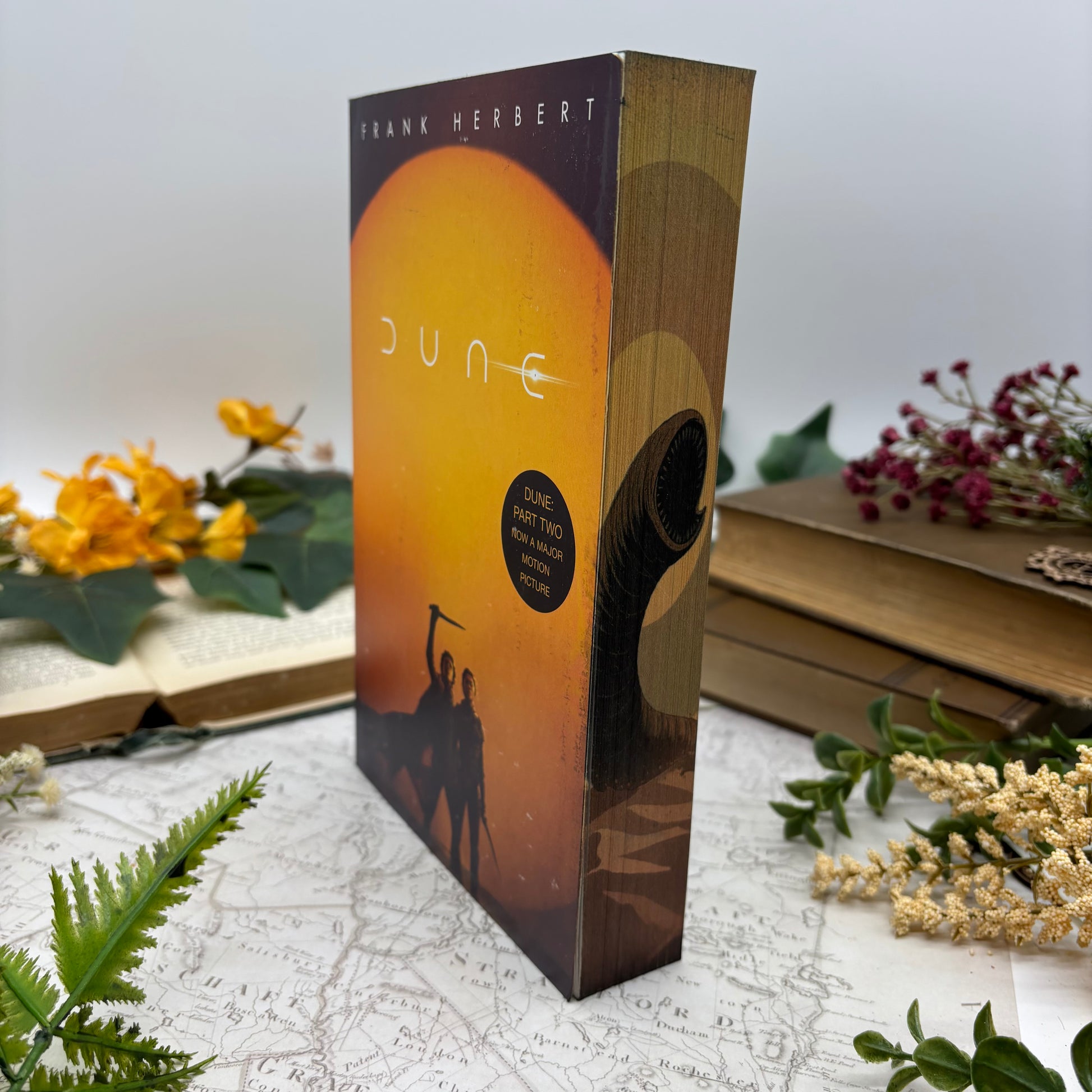 Dune special edition paperback with stenciled edges by Frank Herbert