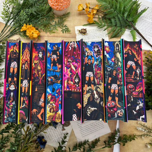 Dungeon Crawler Carl by Matt Dinniman hardcover book set with custom designed edges