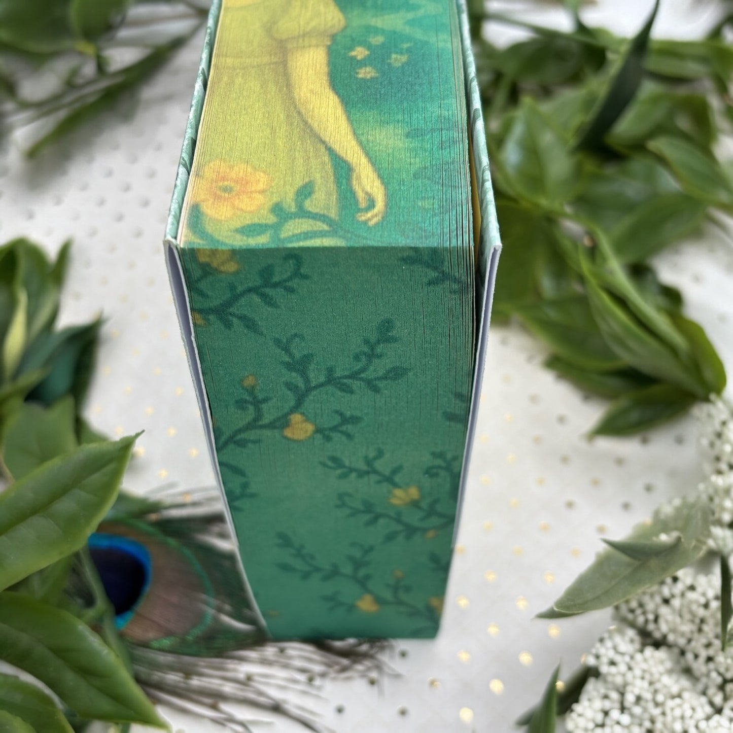 Emma special edition paperback with stenciled edges by Jane Austen bottom