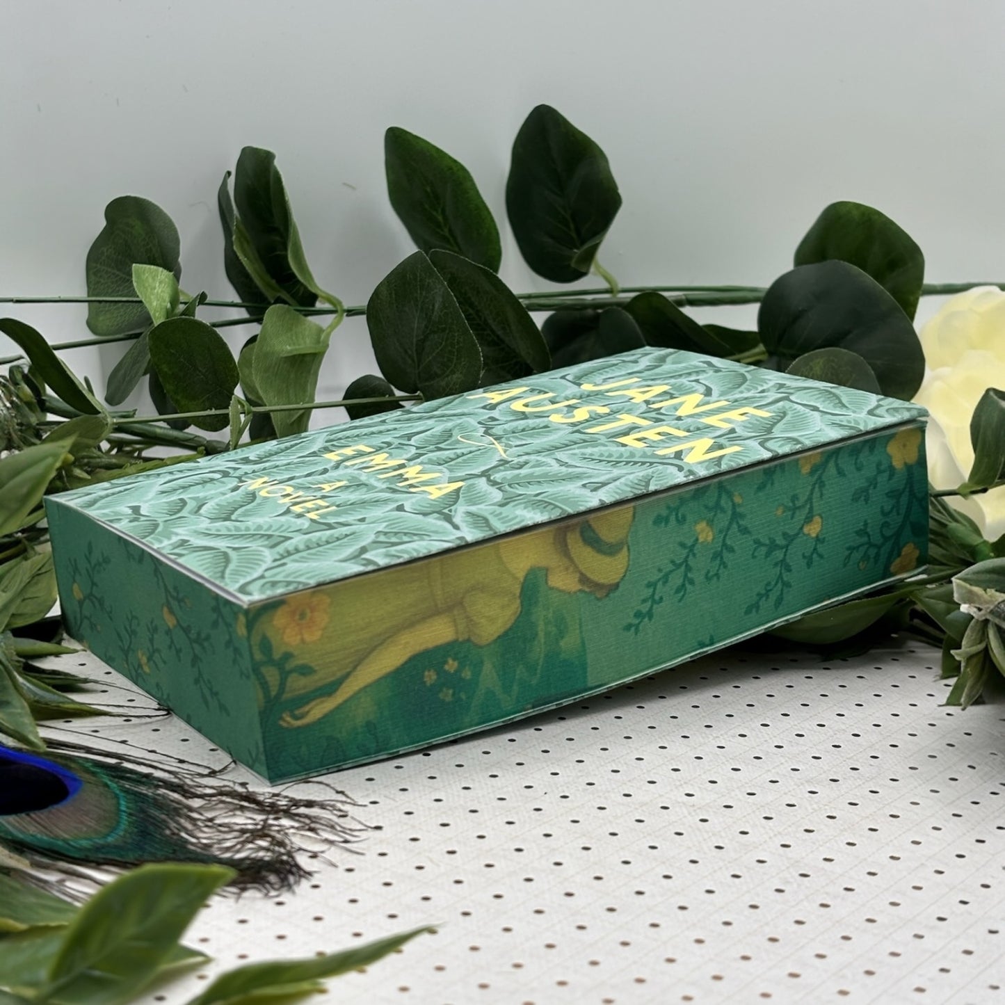 Emma special edition paperback with stenciled edges by Jane Austen middle
