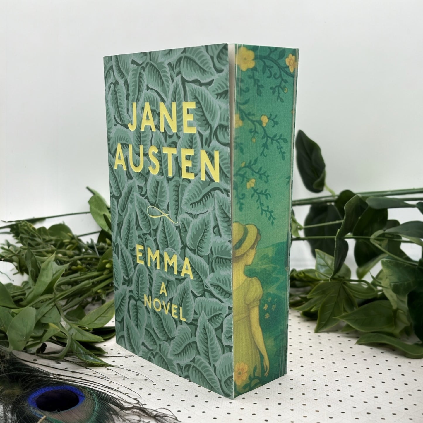Emma special edition paperback with stenciled edges by Jane Austen