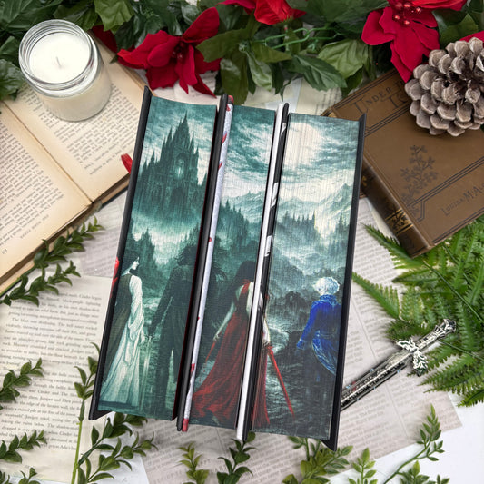 Empire of the Vampire by Jay Kristoff special edition hardcover with custom designed edges middle view