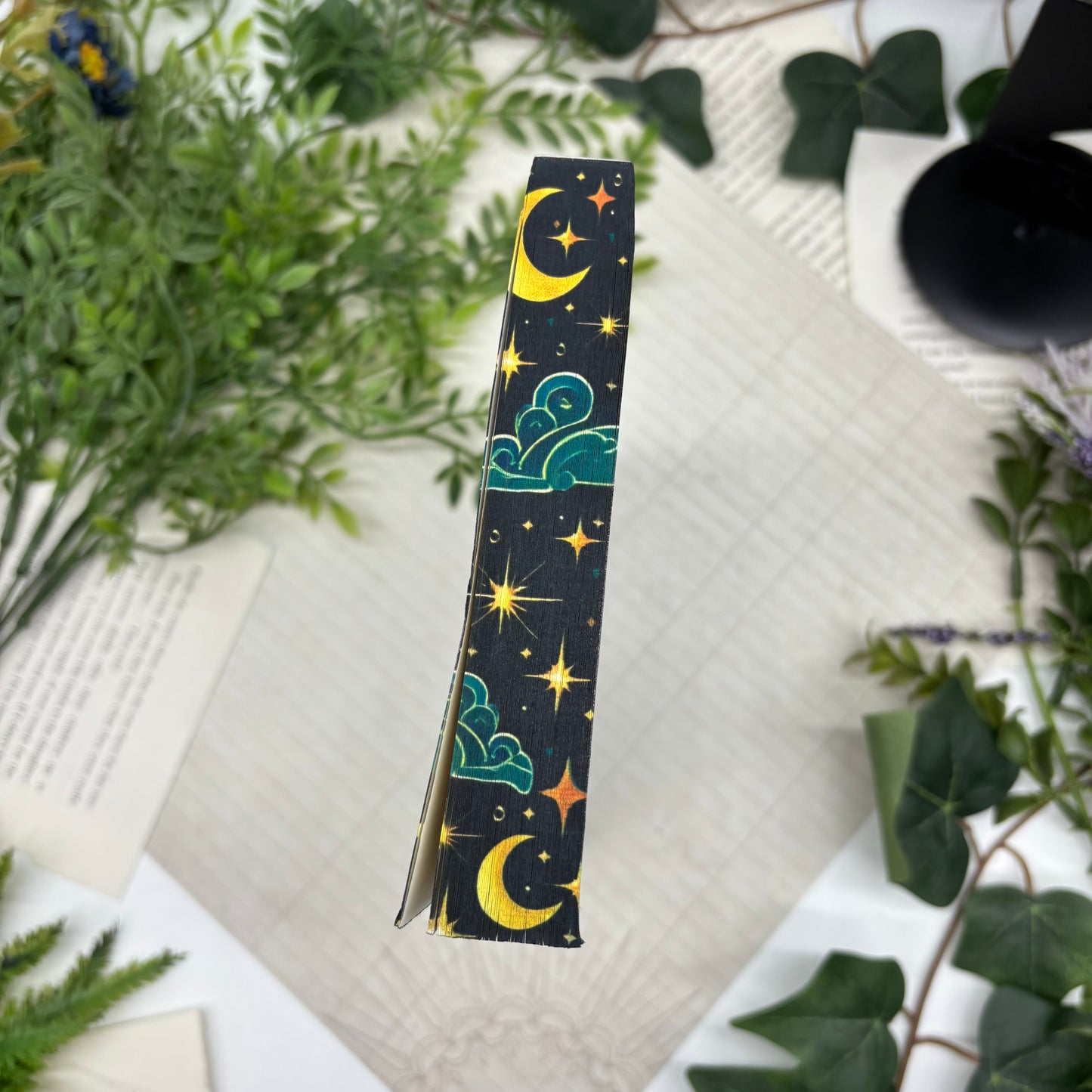 Handmade edition of The Ex Hex by Erin Sterling with custom printed edges
