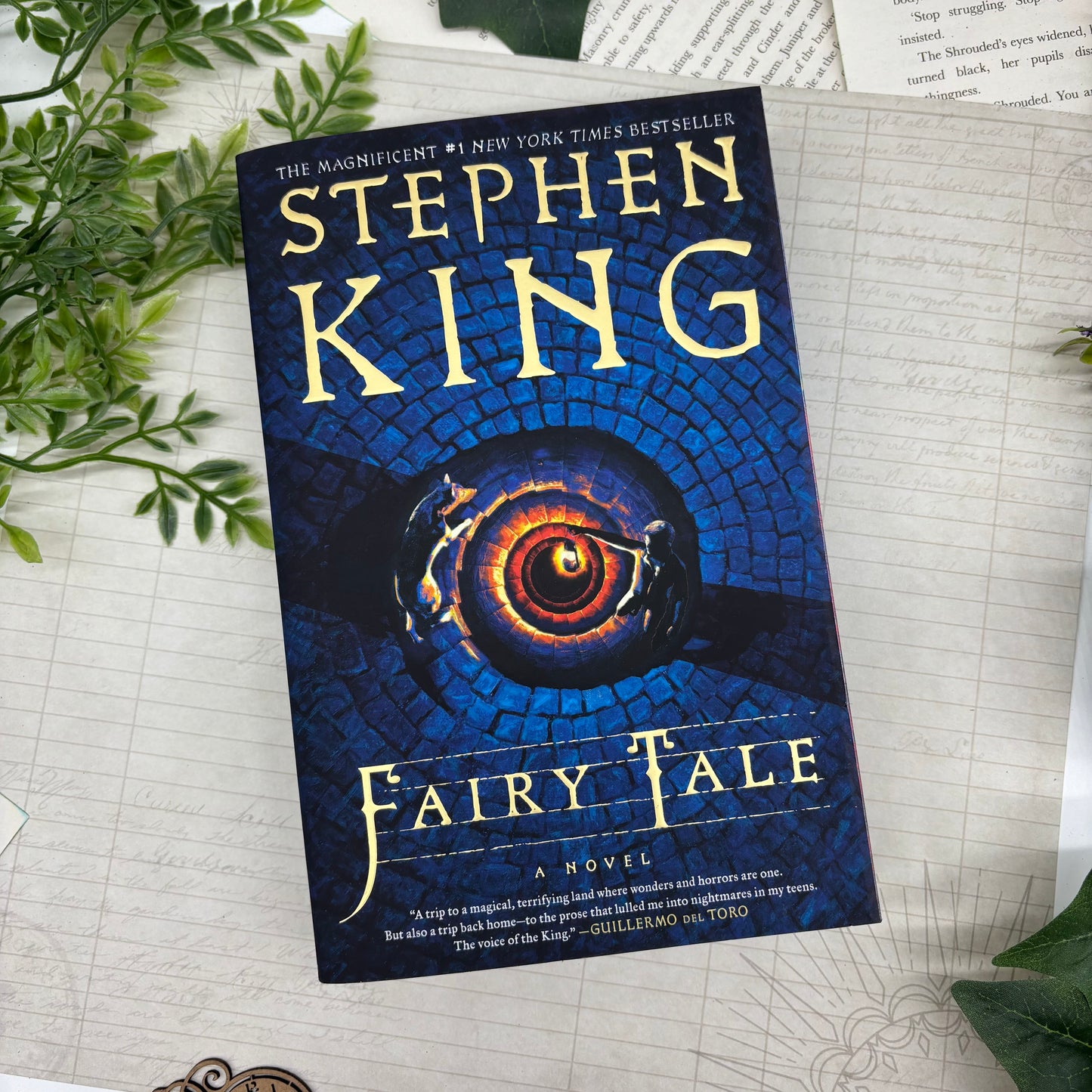 Fairy Tale by Stephen King paperback edition with unique edge design and magical vibe.