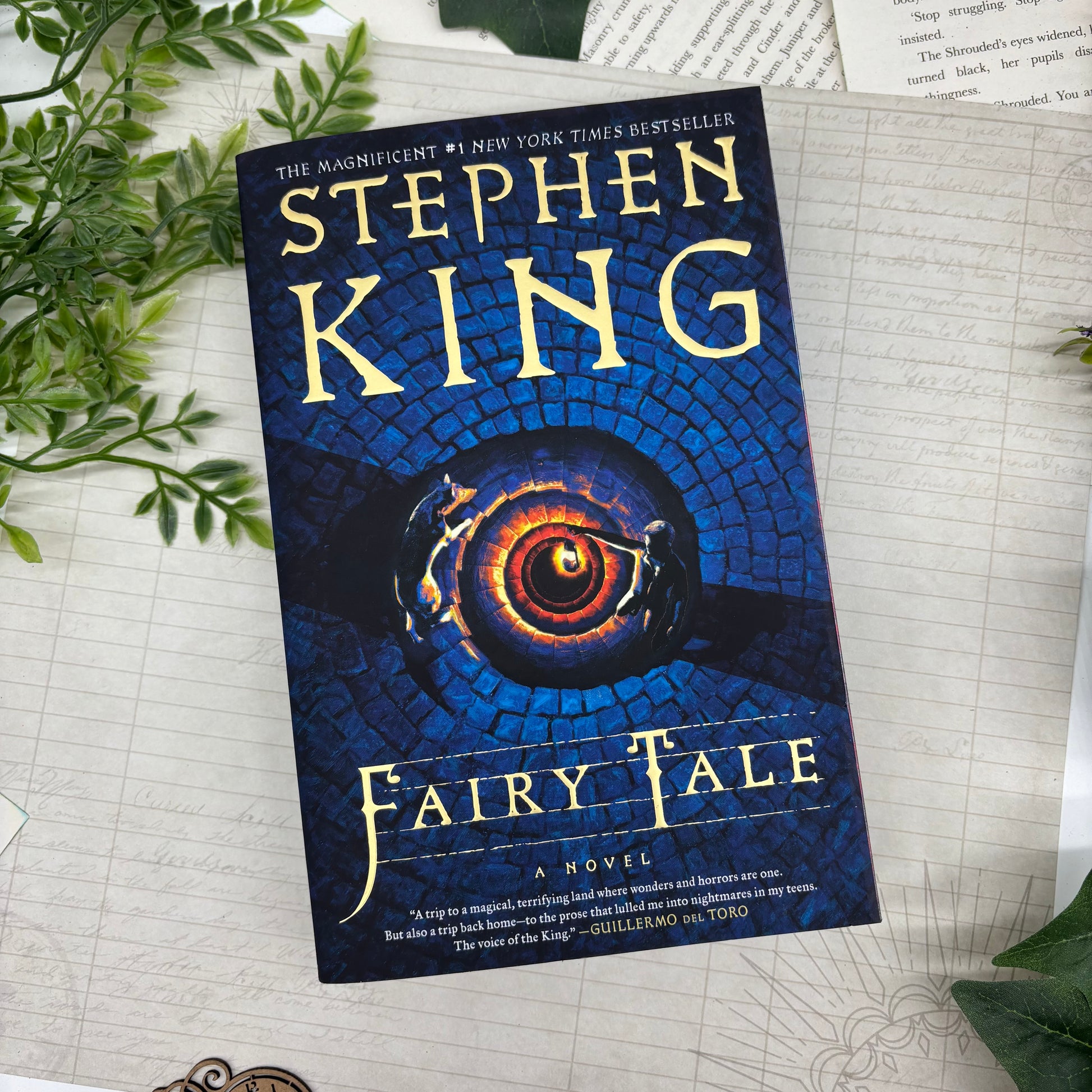 Fairy Tale by Stephen King paperback edition with unique edge design and magical vibe.