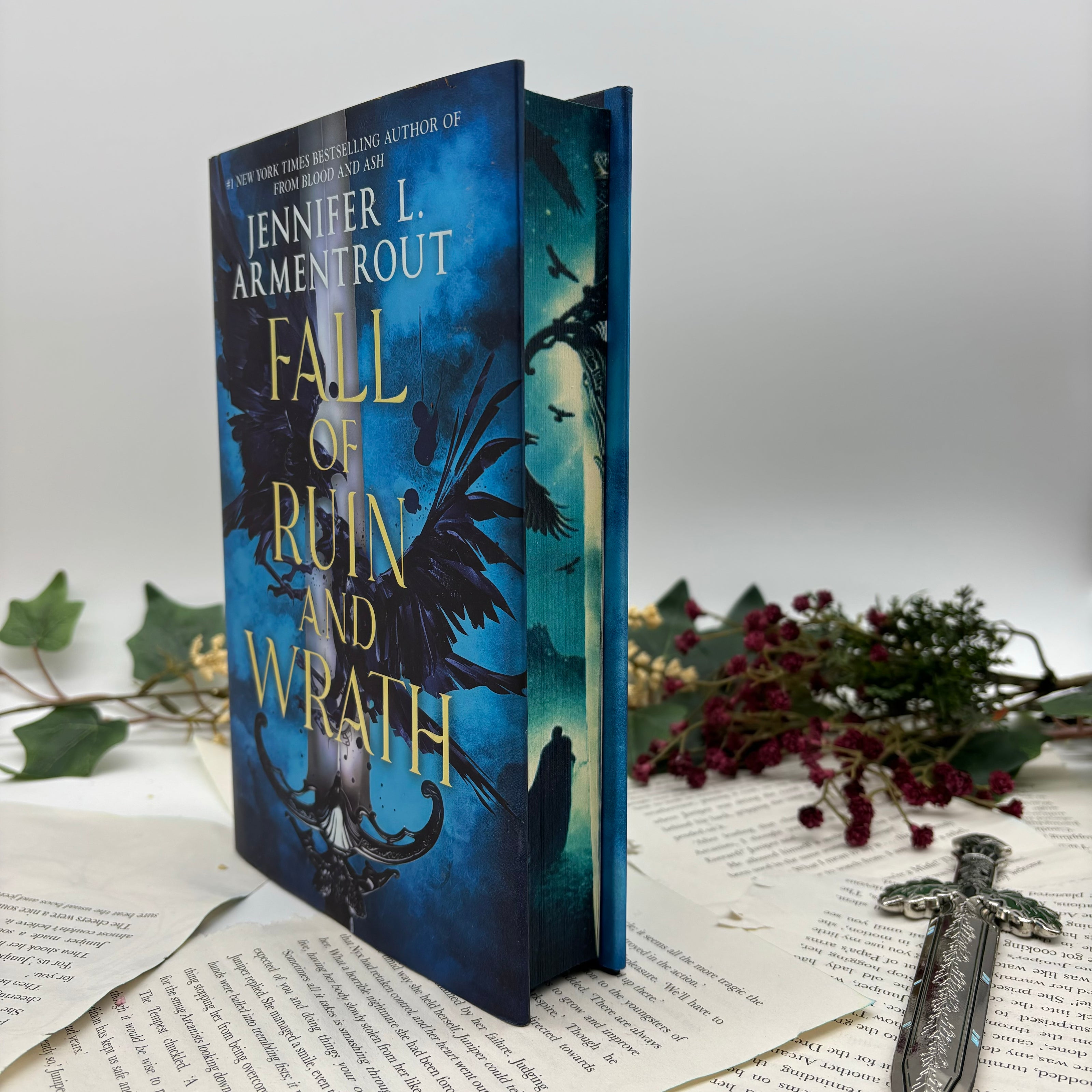 Fall of Ruin and Wrath by Jennifer L Armentrout special edition hardcover book with custom edges