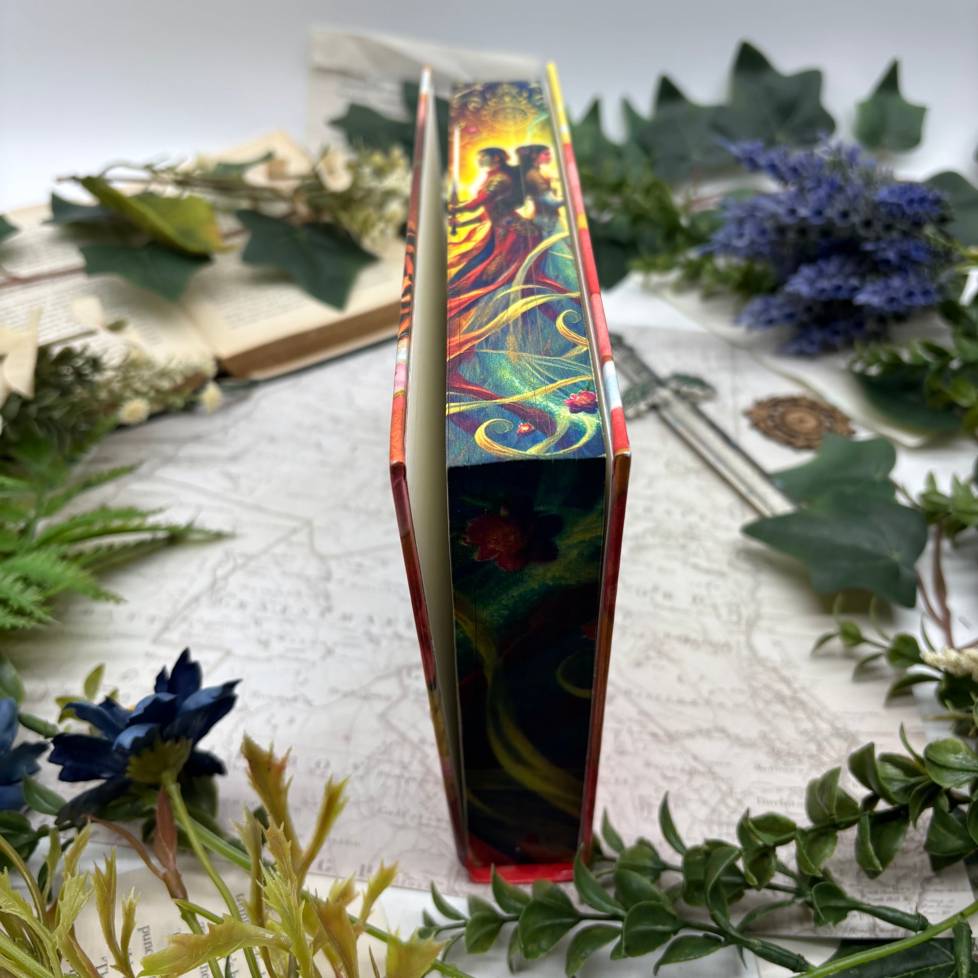 Her Radiant Curse stenciled edge hardcover edition
