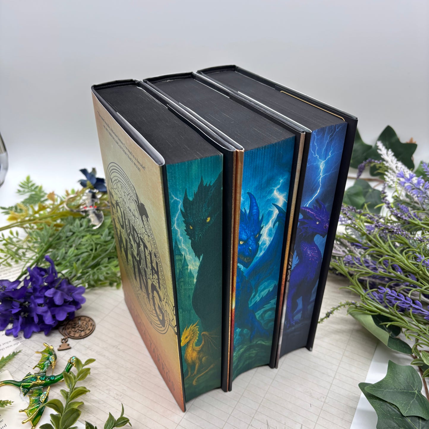 Fourth Wing Iron Flame Onyx Storm Empyrean Series special edition hardcover set